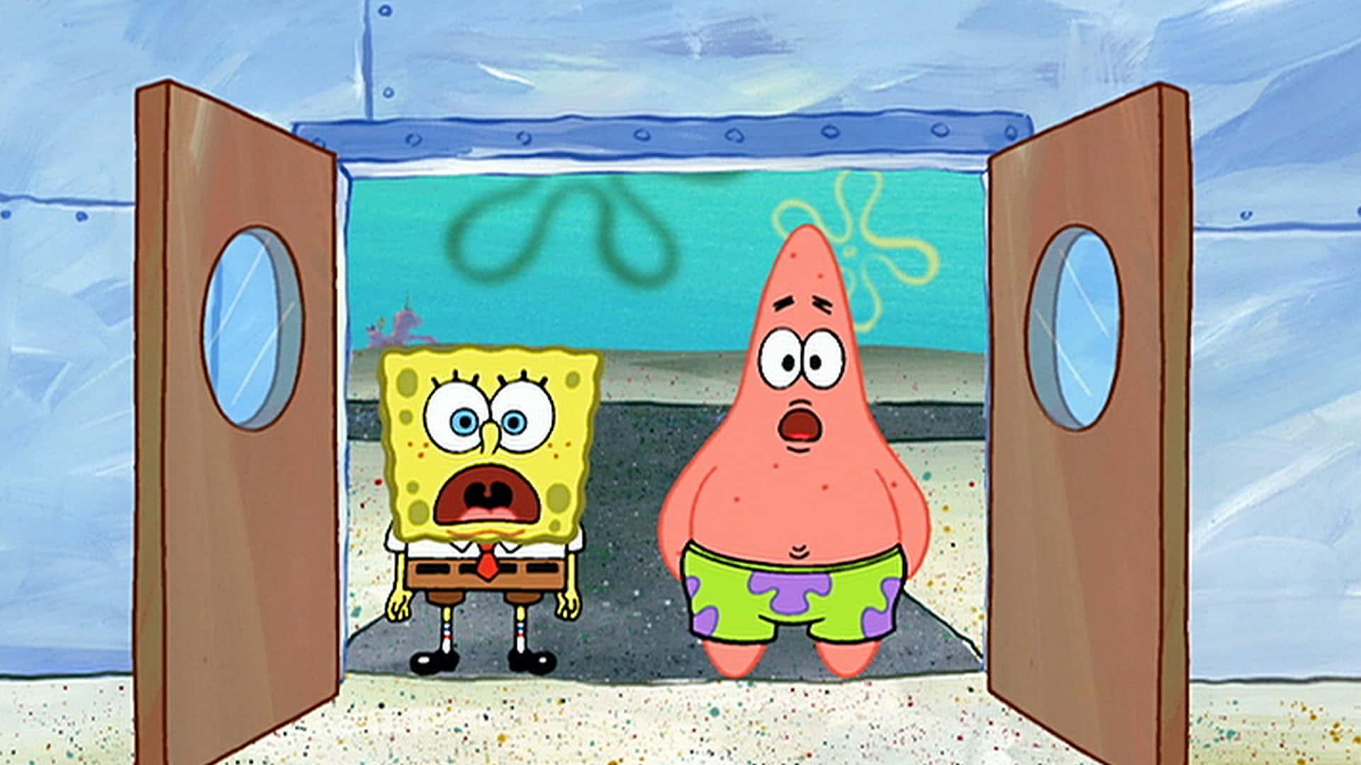 Shocked SpongeBob Squarepants And Patrick Picture — 1920x1080 wallpaper
