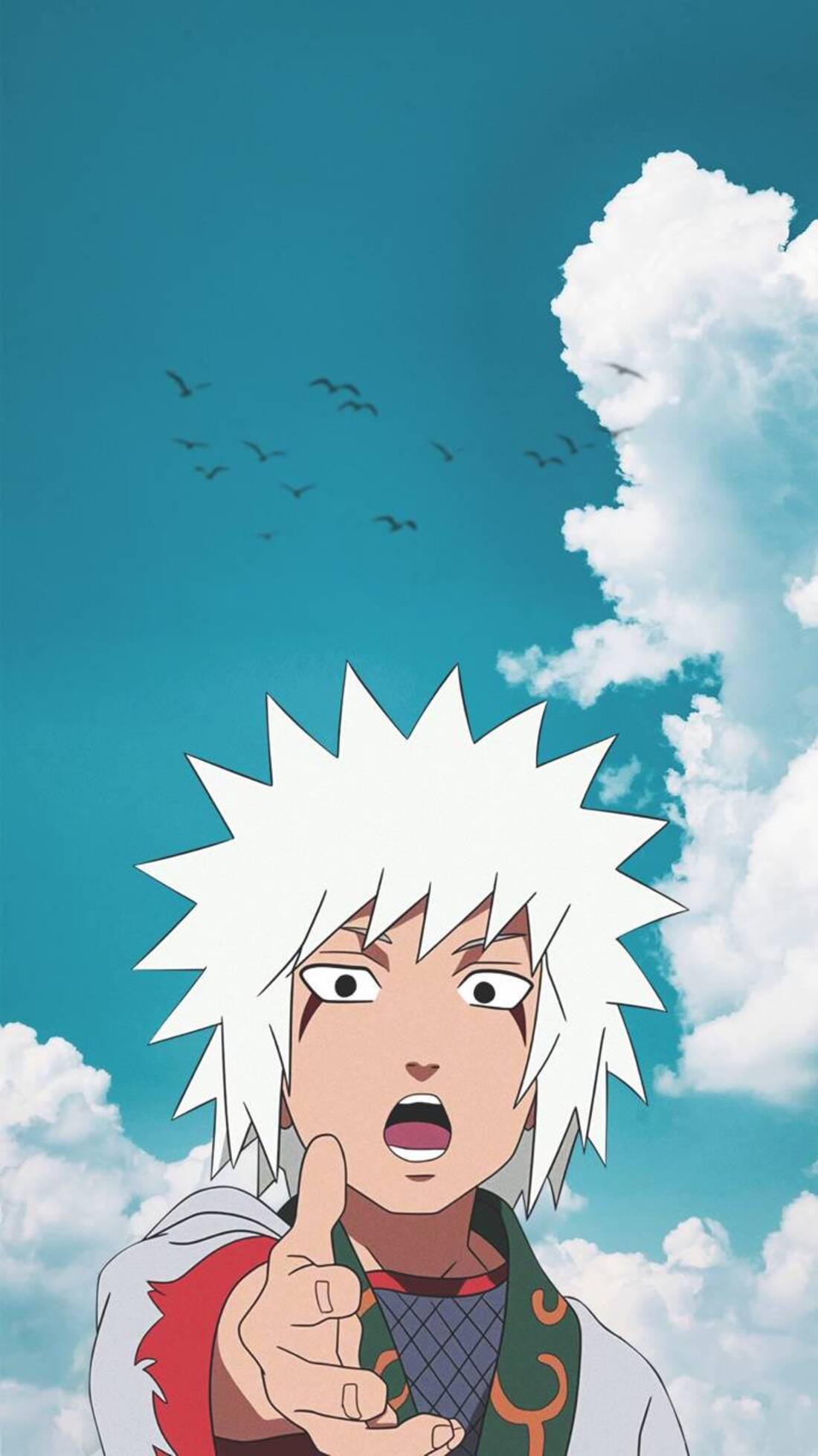 Shocked Young Jiraiya — 1100x1957 wallpaper