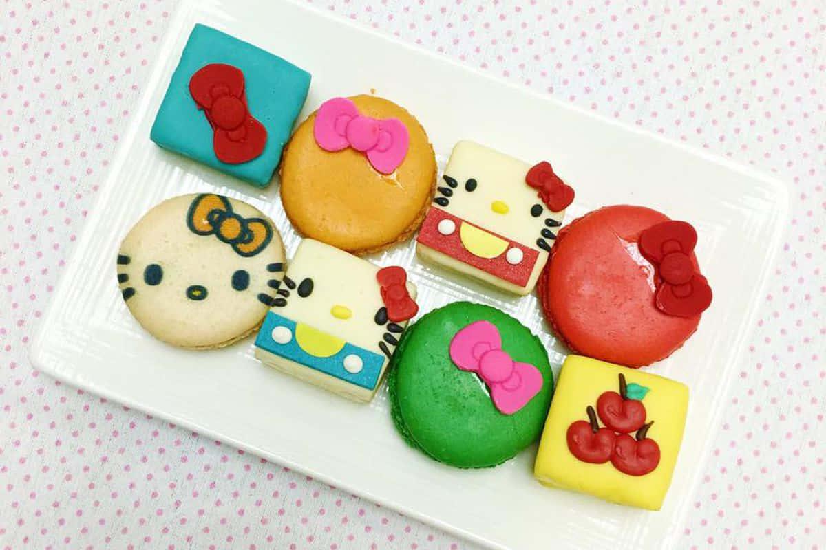 Show your love for Hello Kitty with this adorable wallpaper!