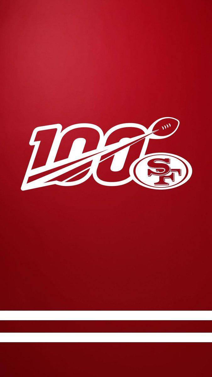 Show your spirit with the San Francisco 49ers logo — 675x1200 wallpaper