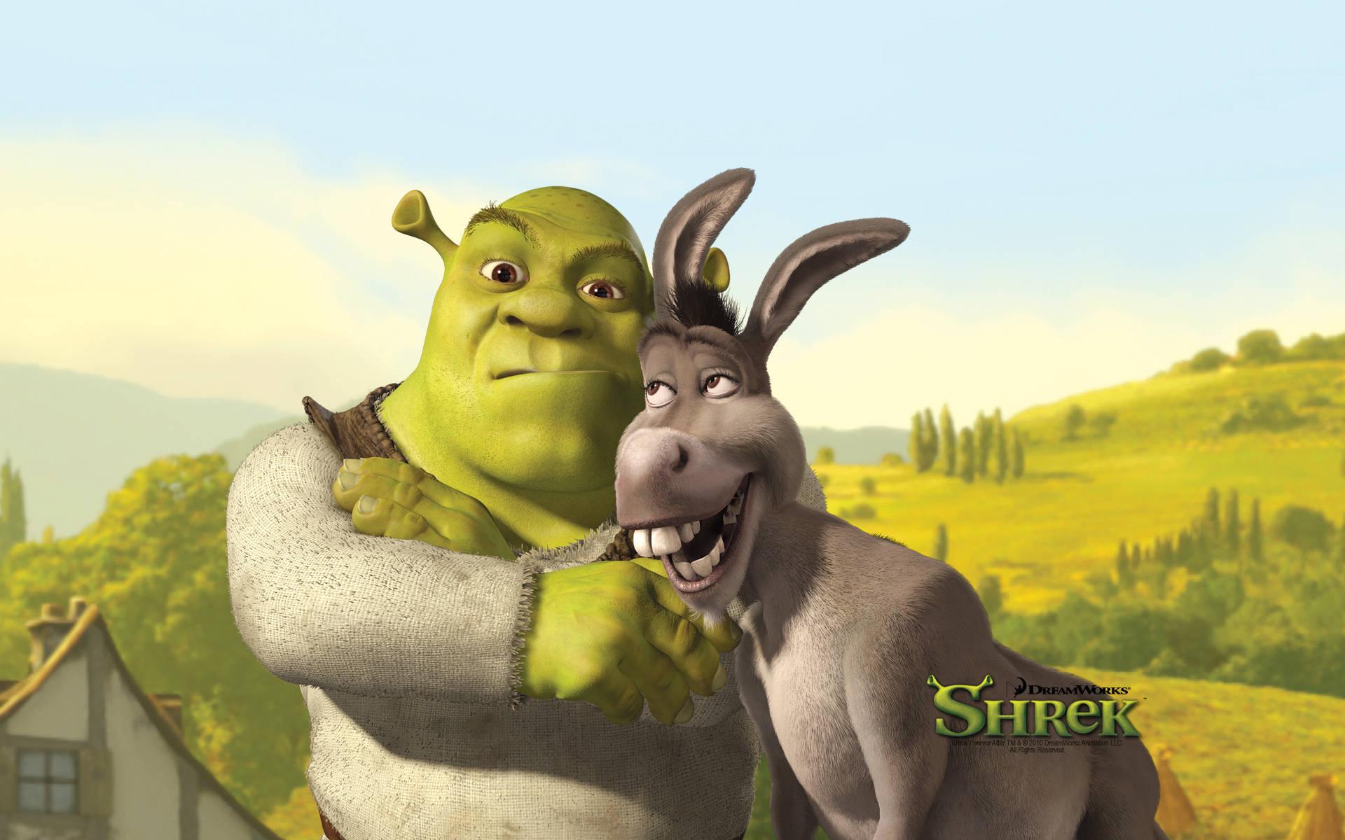 Shrek And Donkey Goofy — 1920x1200 wallpaper