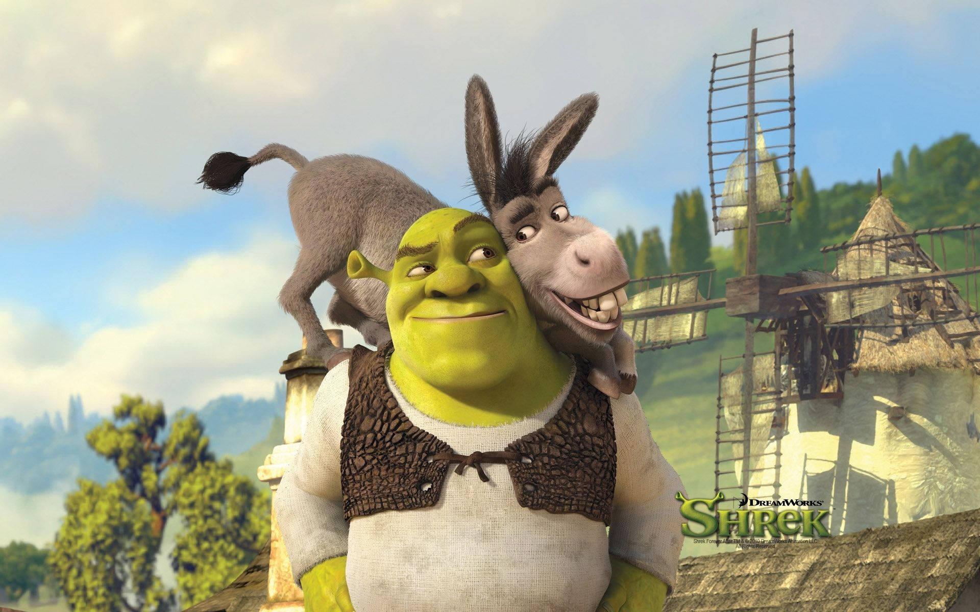 Shrek Donkey Iconic Duo — 1920x1200 wallpaper