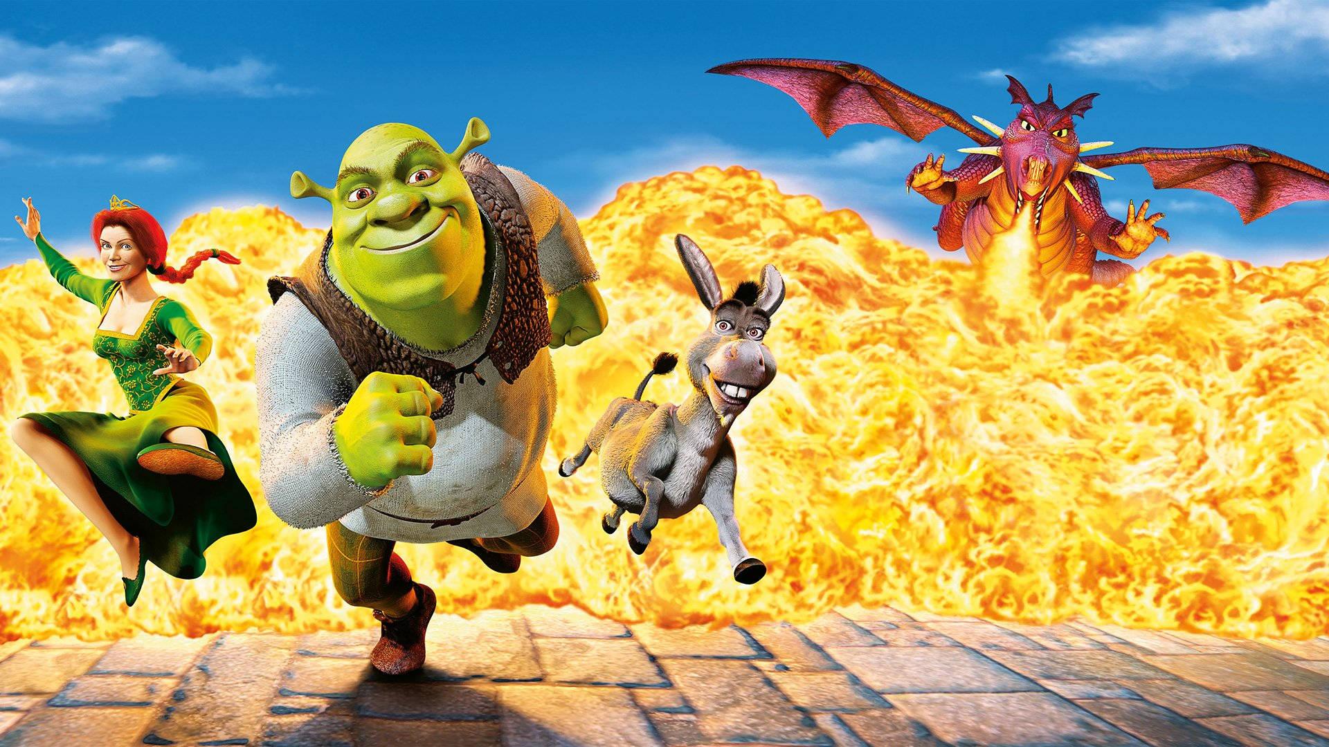 Shrek Dragon — 1920x1080 wallpaper