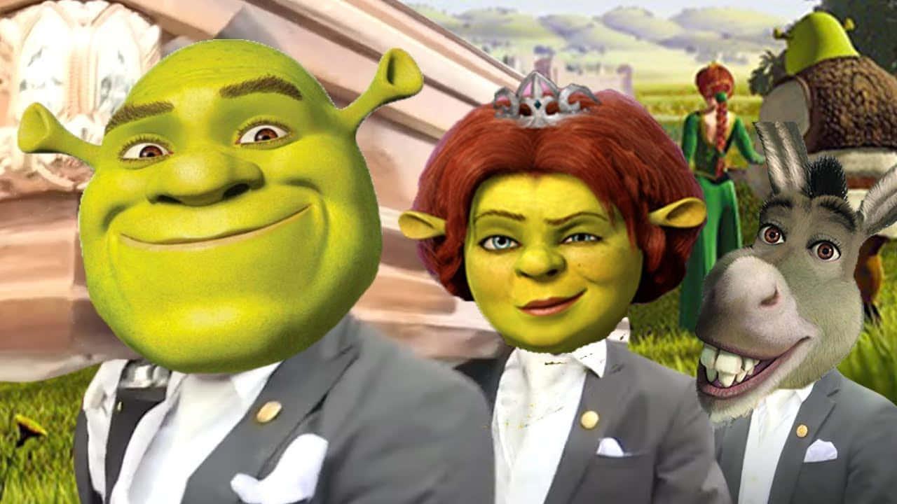 Shrek looks a little surprised — 1280x720 wallpaper