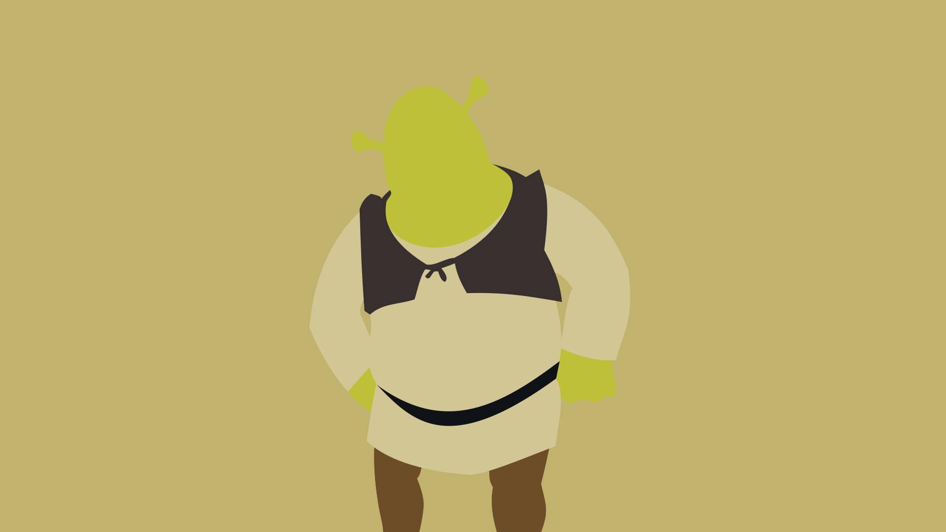 Shrek Minimalist Art — 1920x1080 wallpaper
