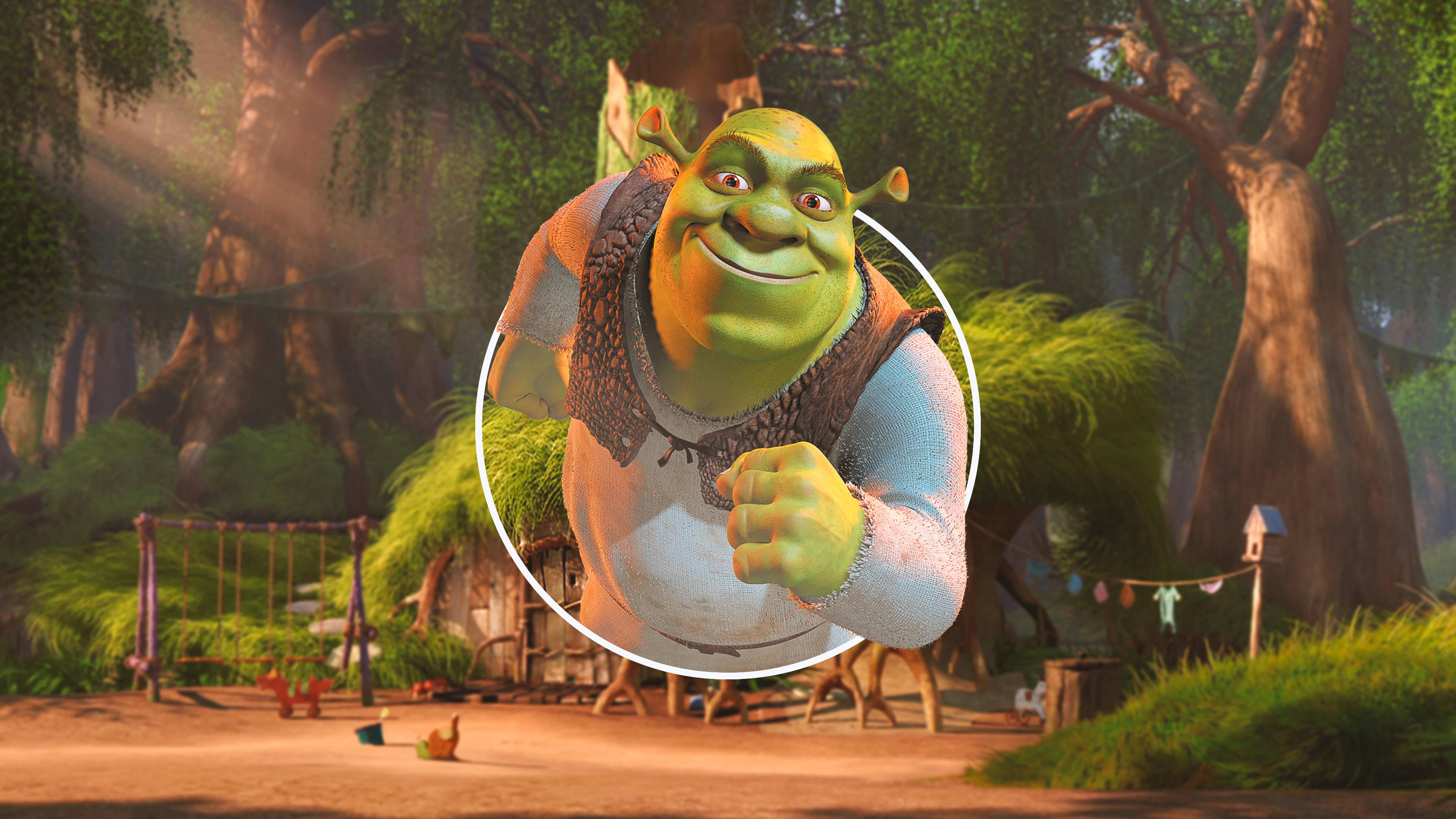 Shrek Swamp Residence — 3840x2160 wallpaper
