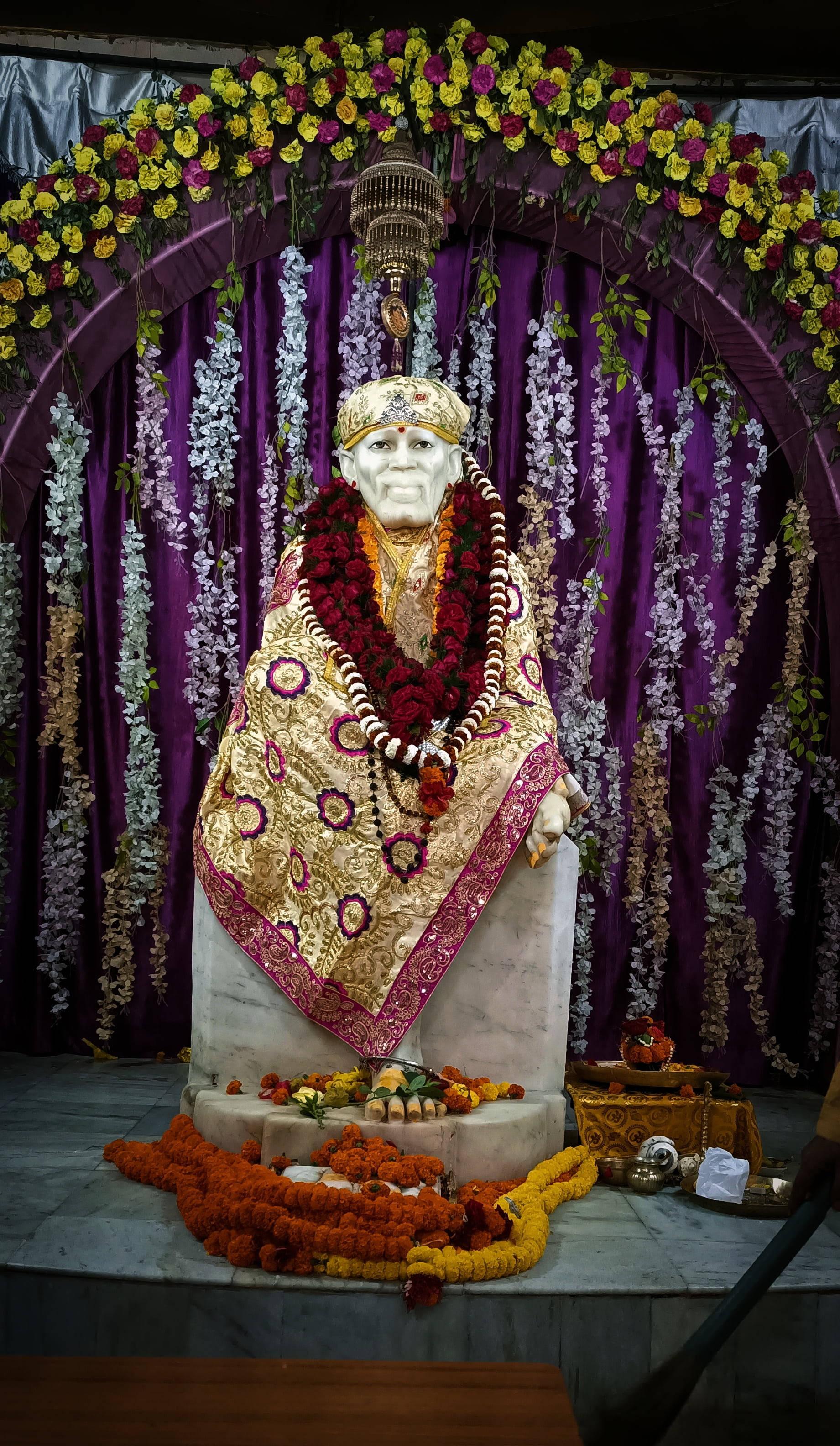 Shrine Of Guru Sai Baba Phone — 1841x3167 wallpaper