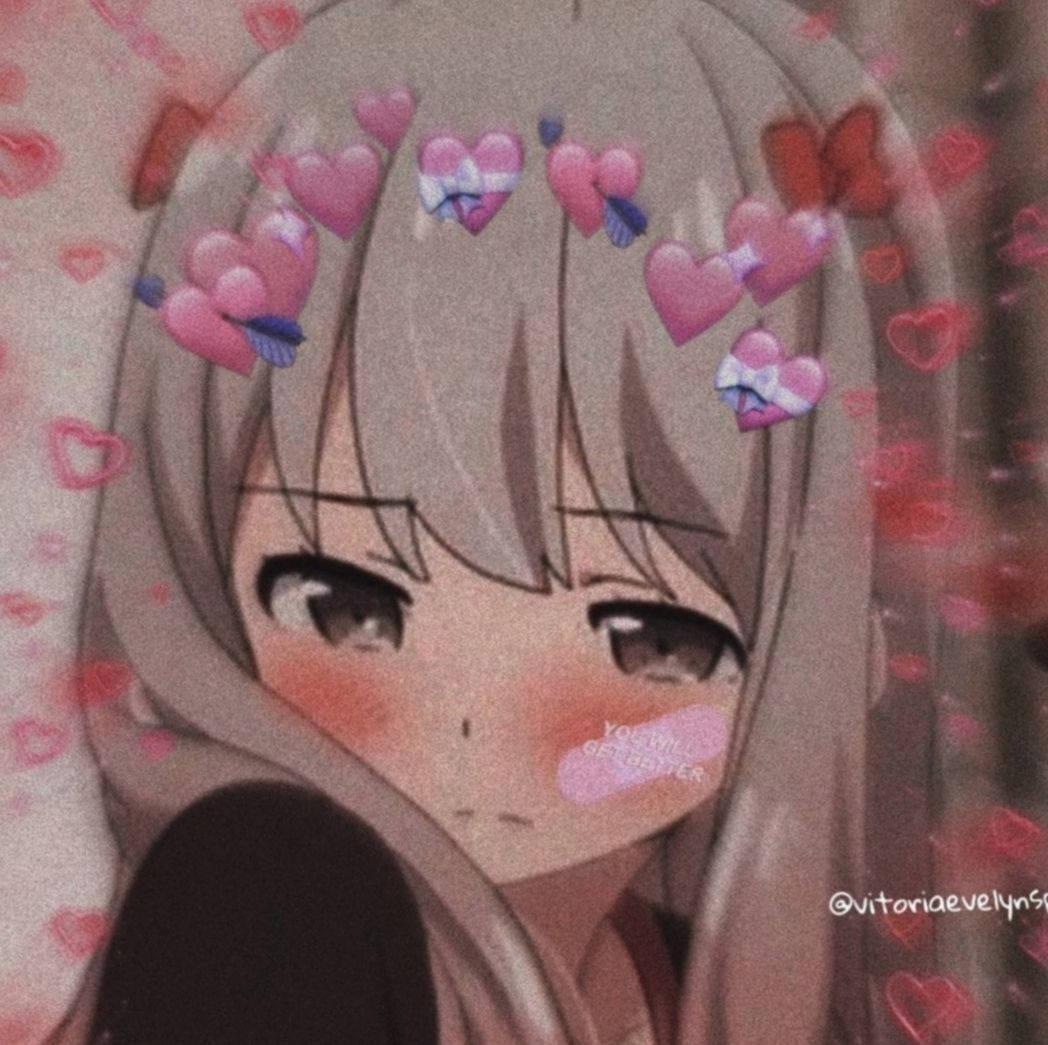 Generet og sød anime pige pfp