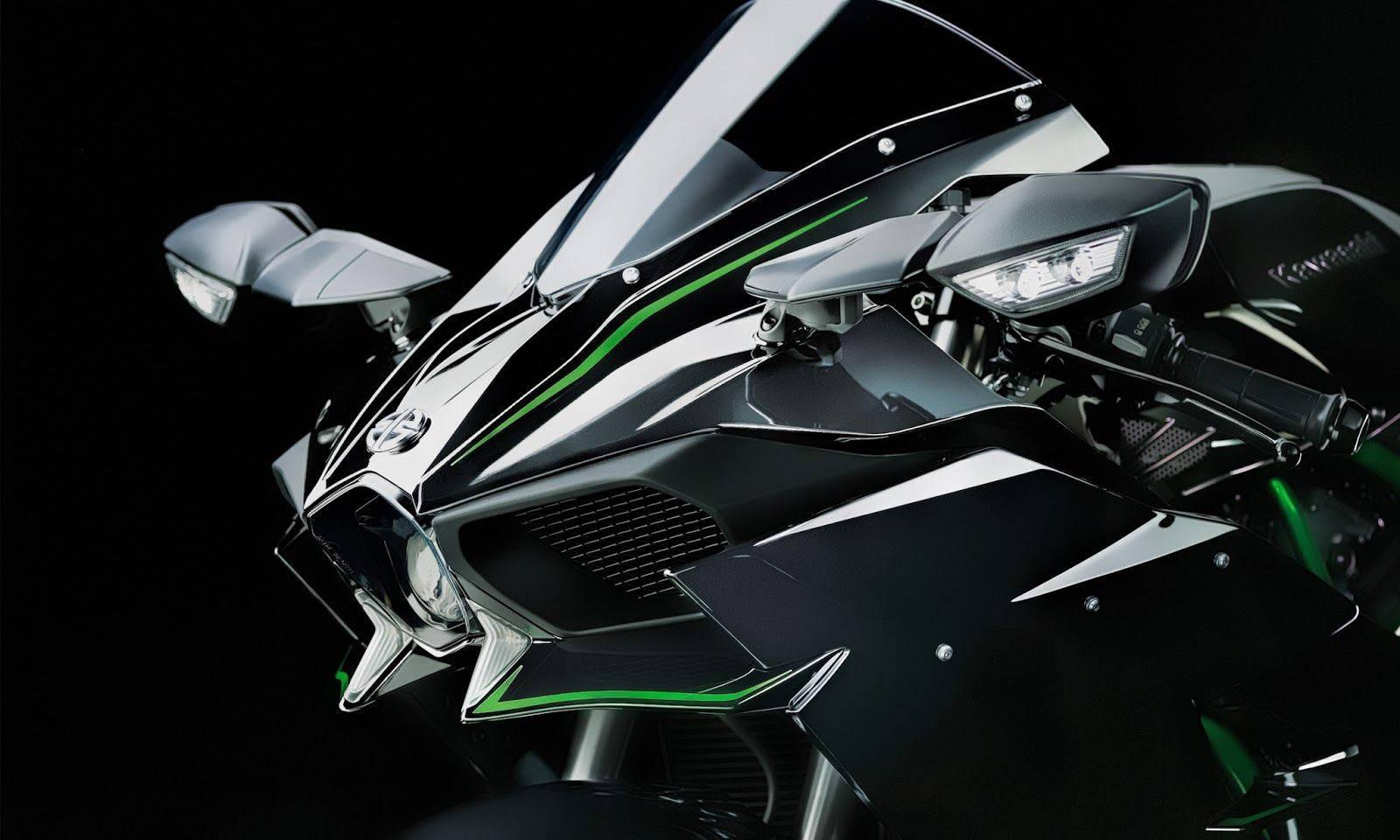 Side View Kawasaki H2r Front Feature — 1600x960 wallpaper