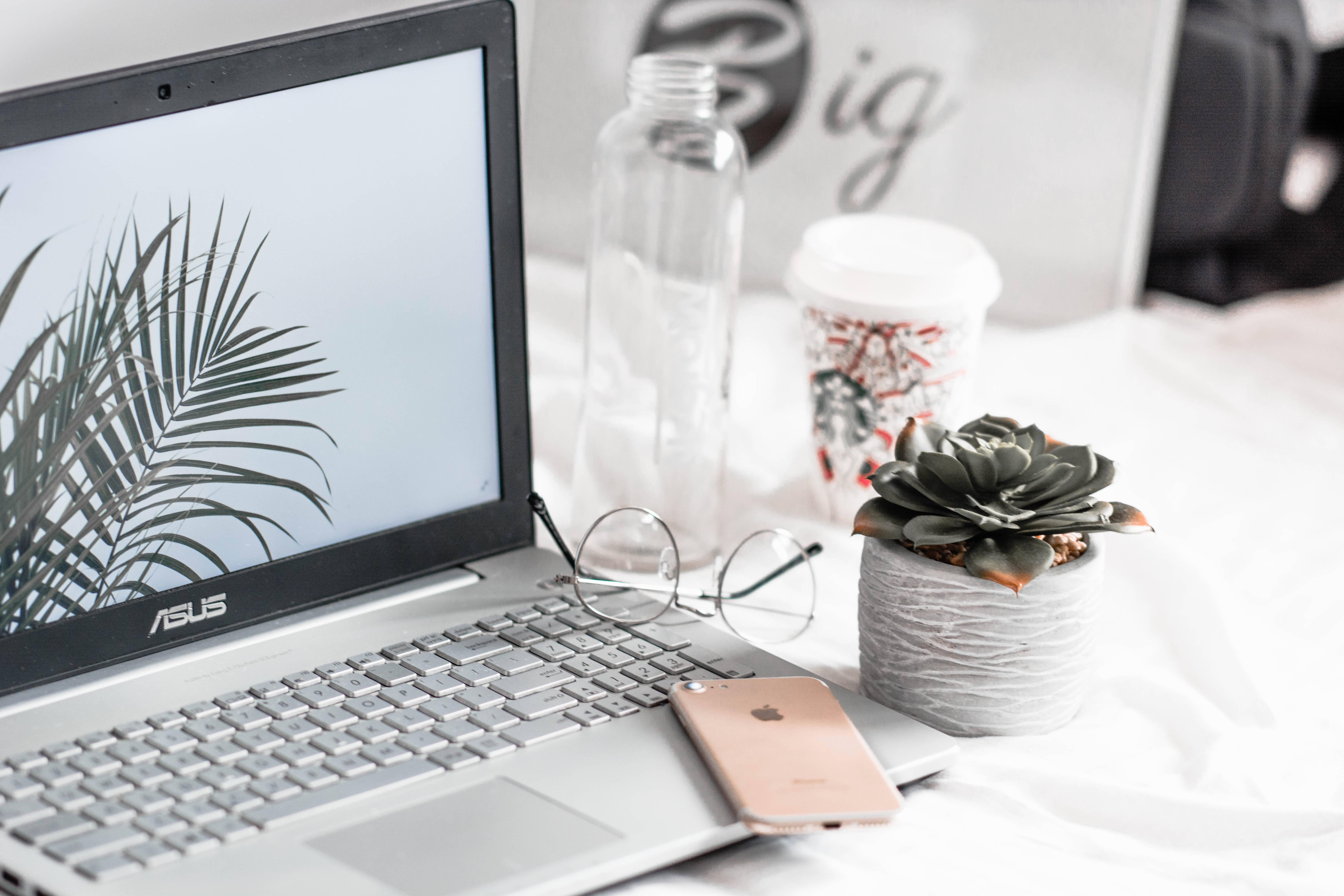 Silver Asus Laptop — 6000x4000 wallpaper