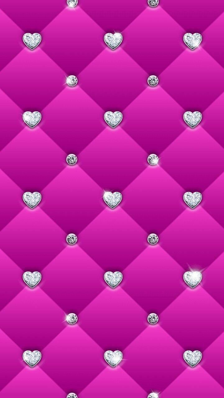 Silver Hearts Pretty Phone — 720x1280 wallpaper