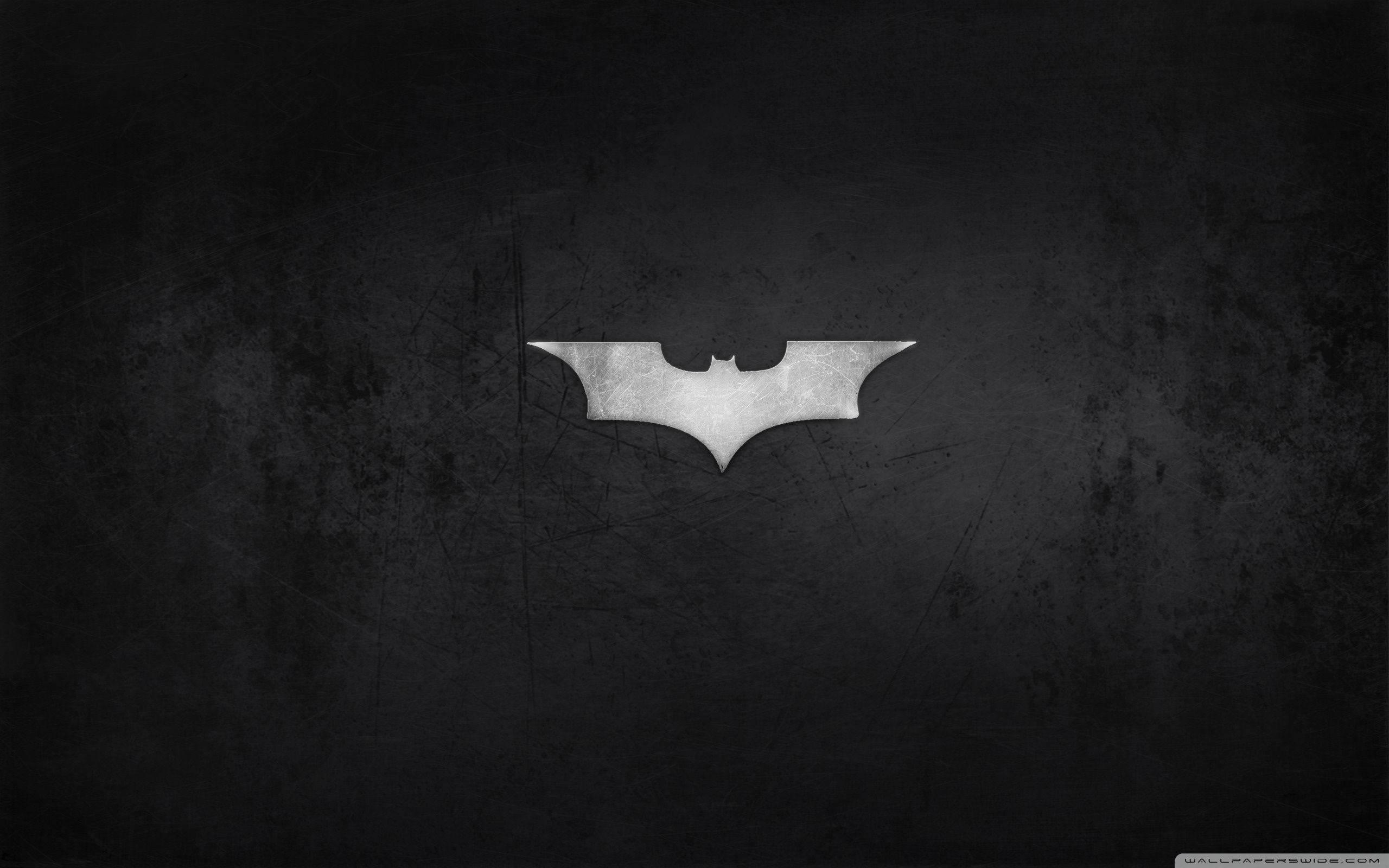 Simple Batman Metal Logo — 2560x1600 wallpaper