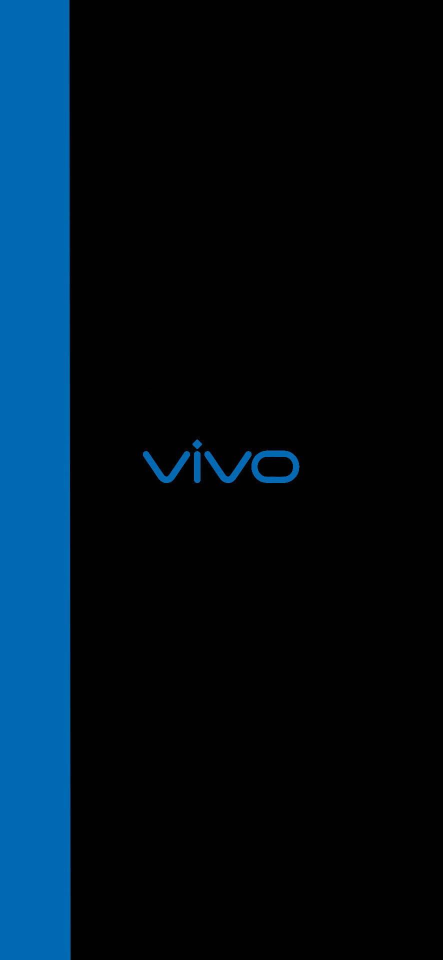 Simple Black And Blue Vivo Y20 — 886x1920 wallpaper