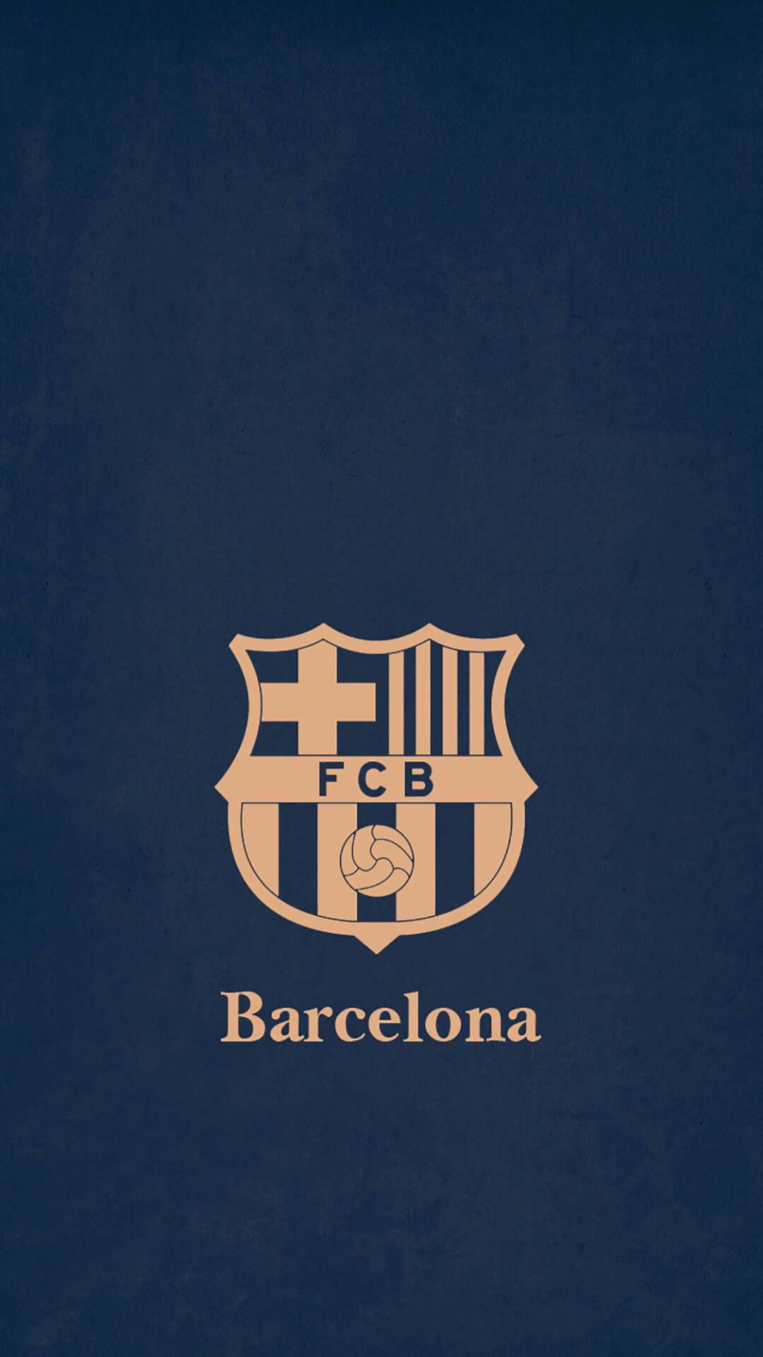 Simple Blue Barcelona FC — 1080x1920 wallpaper