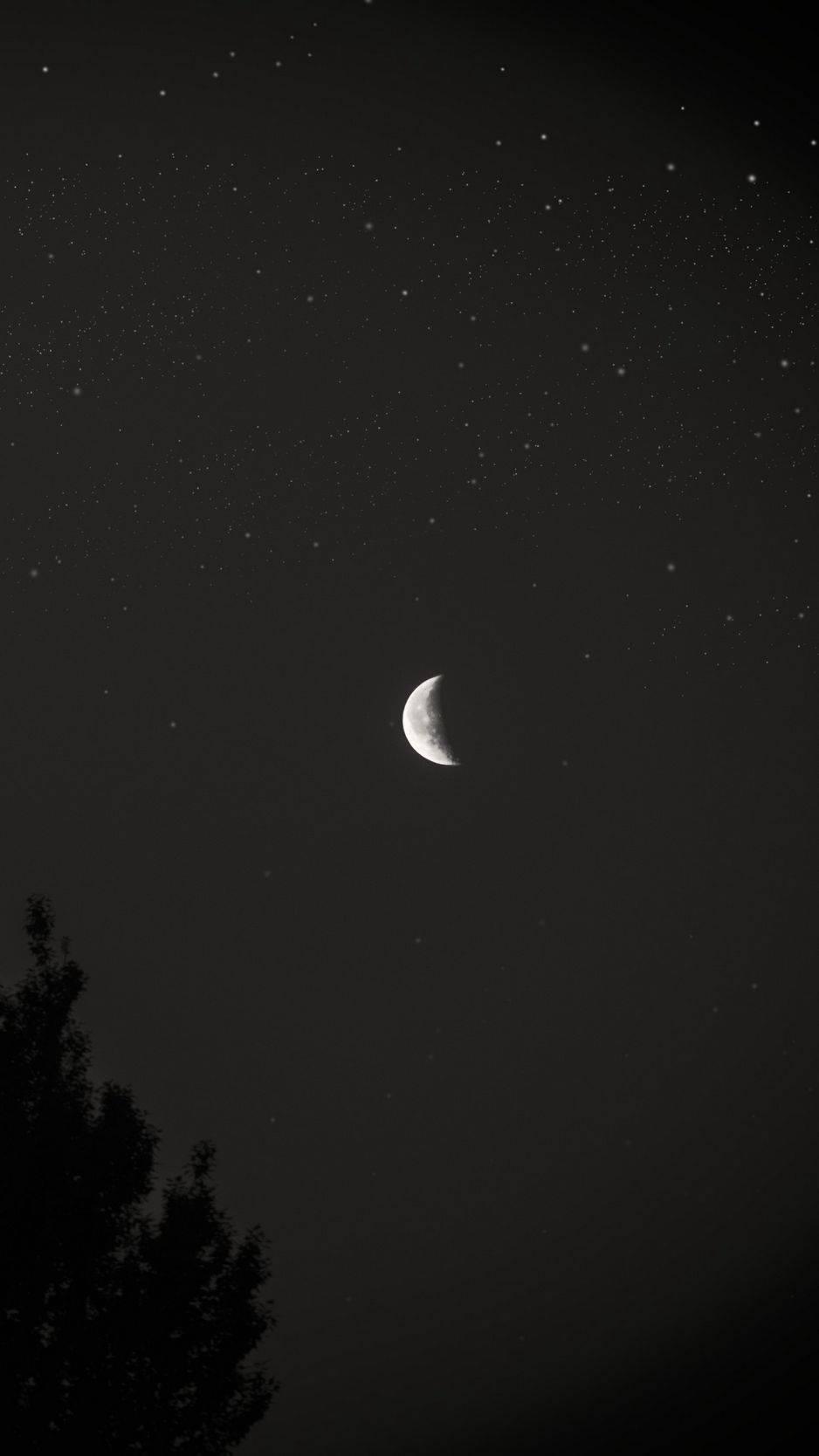 Simple Moon Aesthetic — 938x1668 wallpaper