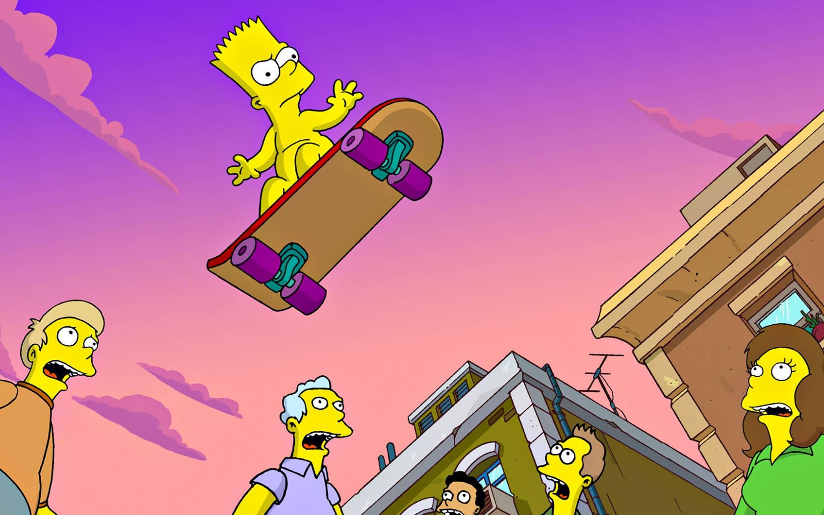 Simpson Cute Laptop — 1680x1050 wallpaper