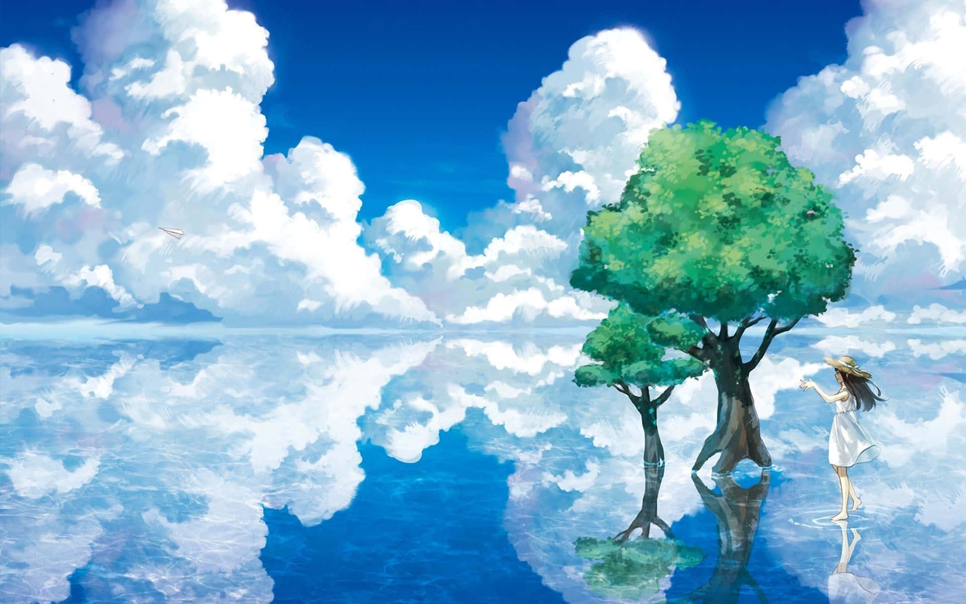 Sit Back and Take in the Breath-taking Anime Scenery — 1920x1200 wallpaper