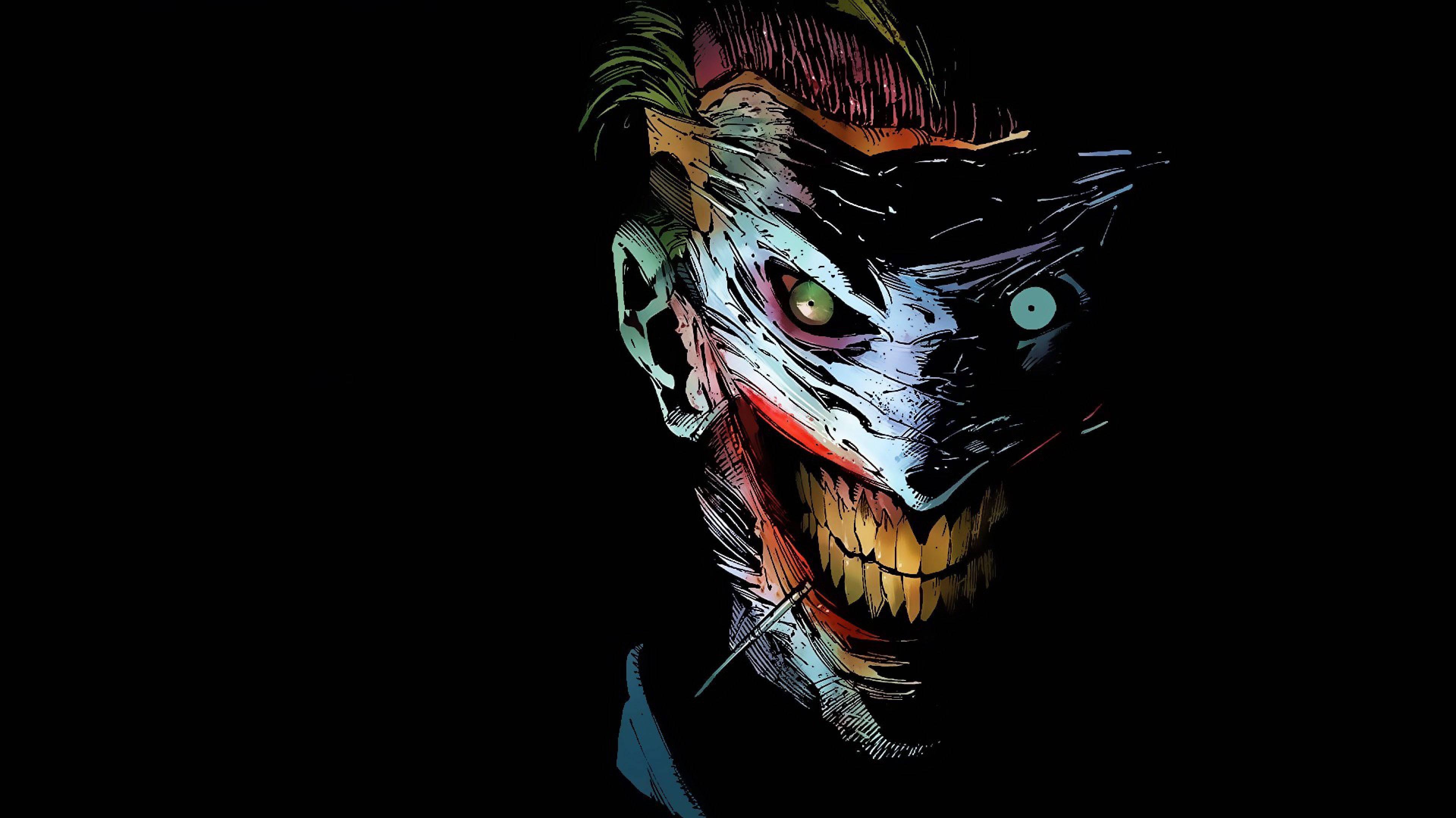 Skinned Mad Joker — 3840x2160 wallpaper