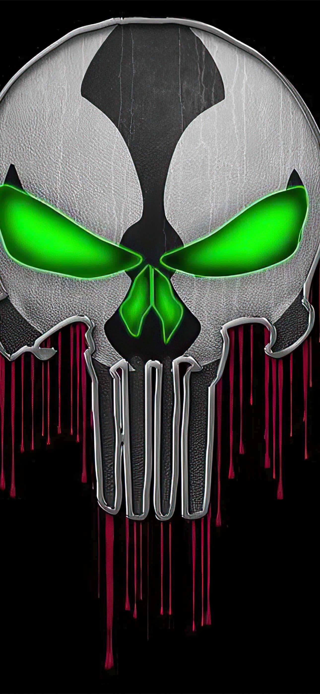 Skull Background — 1290x2796 wallpaper