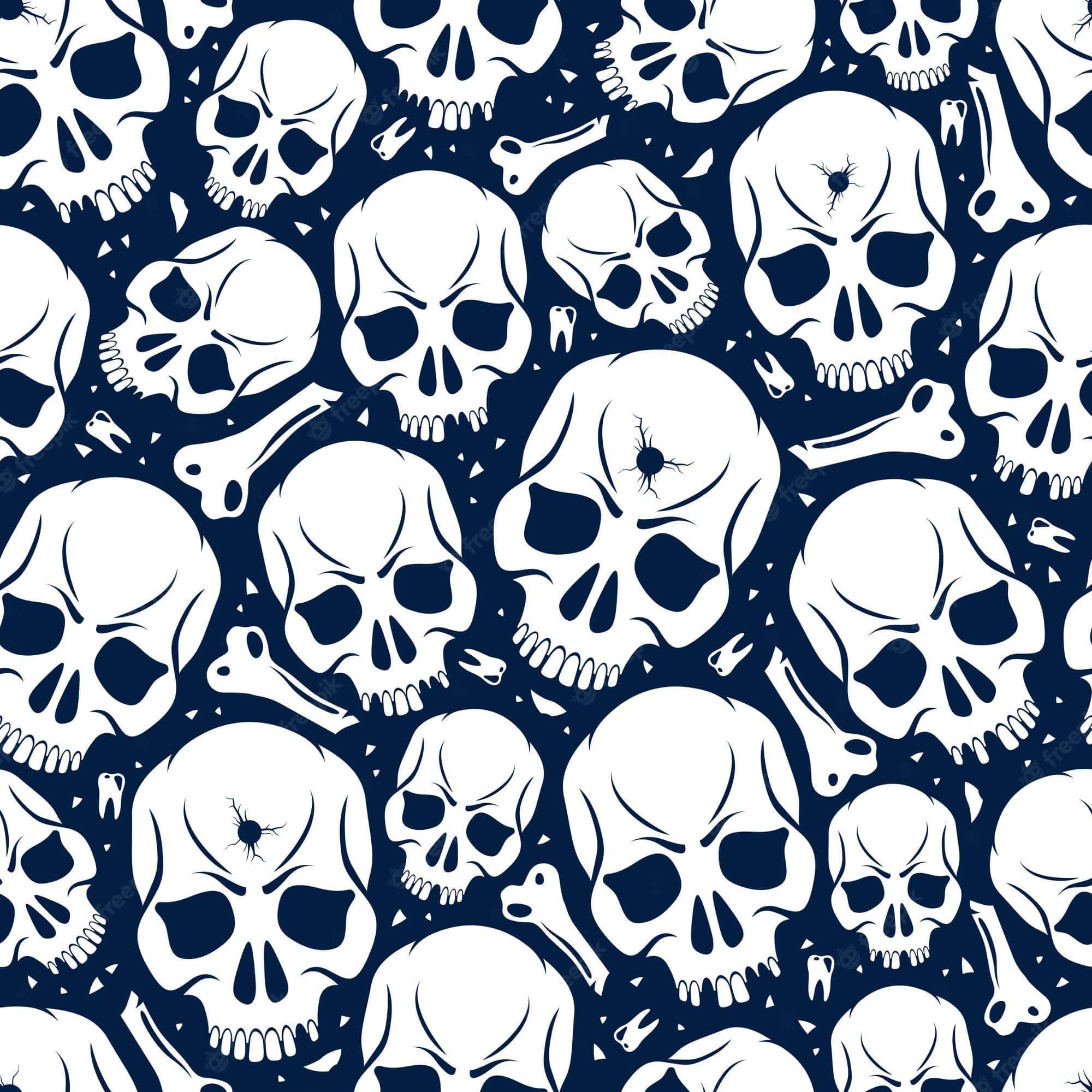 Skull Background — 2000x2000 wallpaper