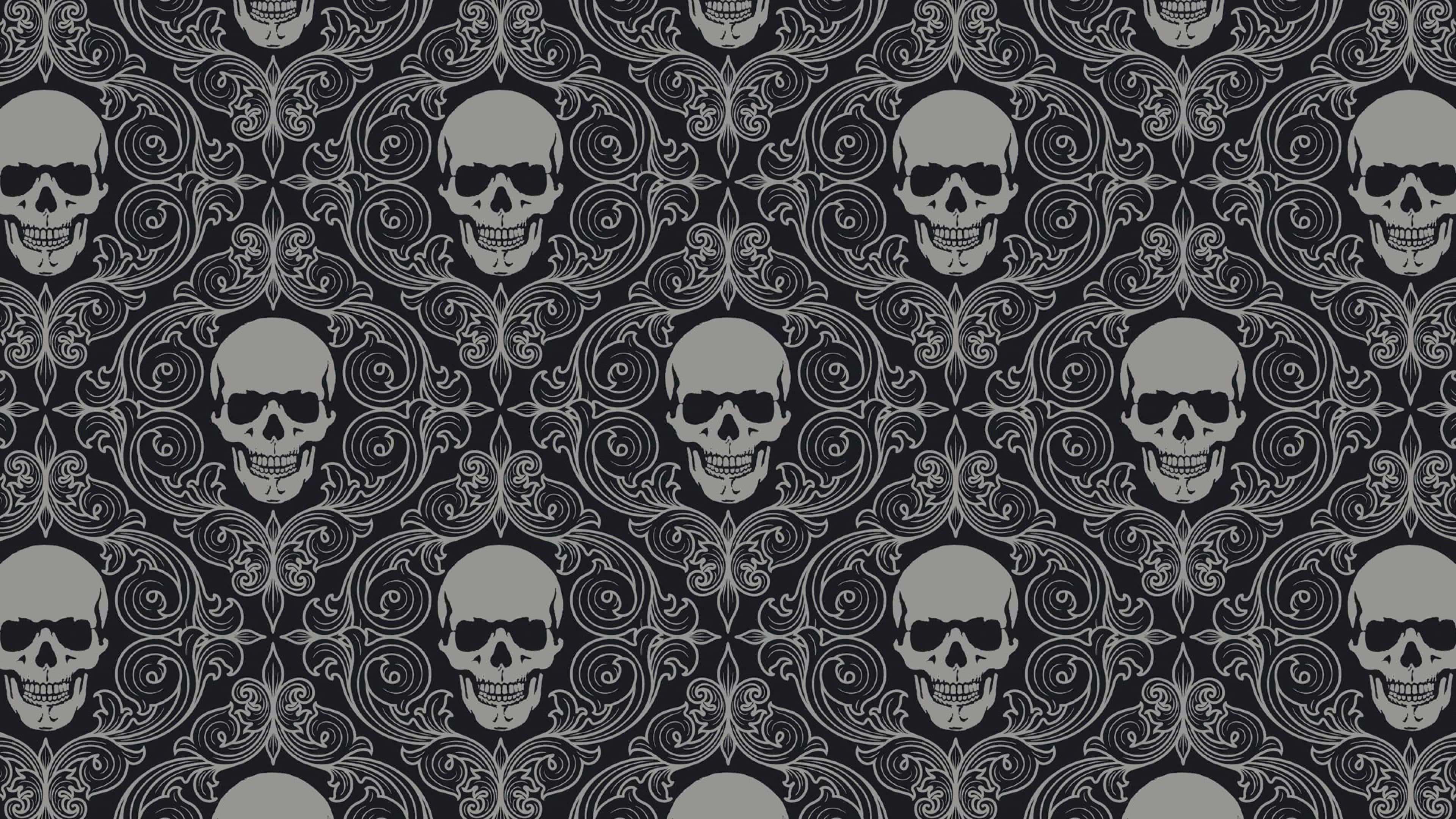 Skull Background — 3840x2160 wallpaper
