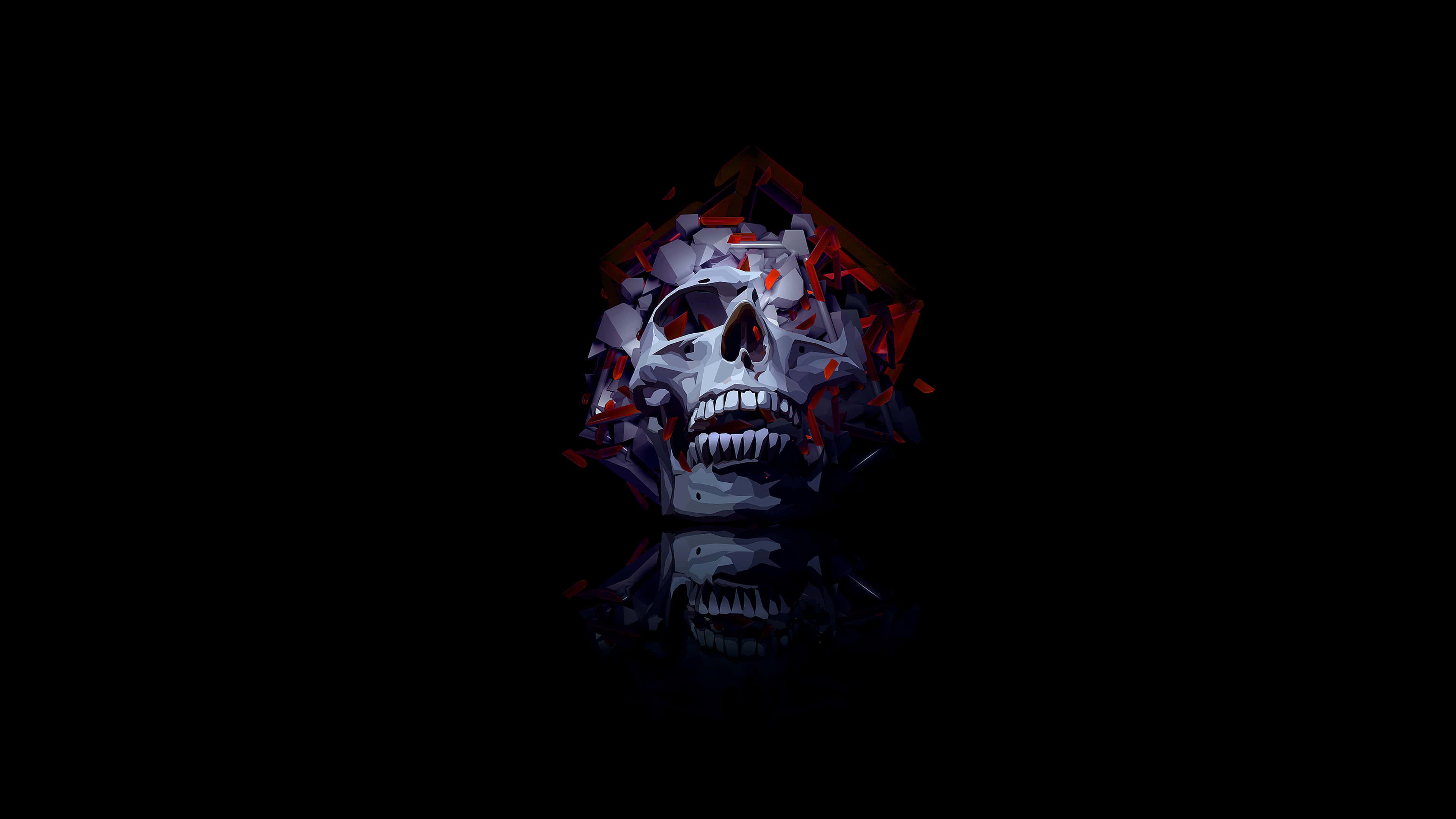 Skull Background — 3840x2160 wallpaper
