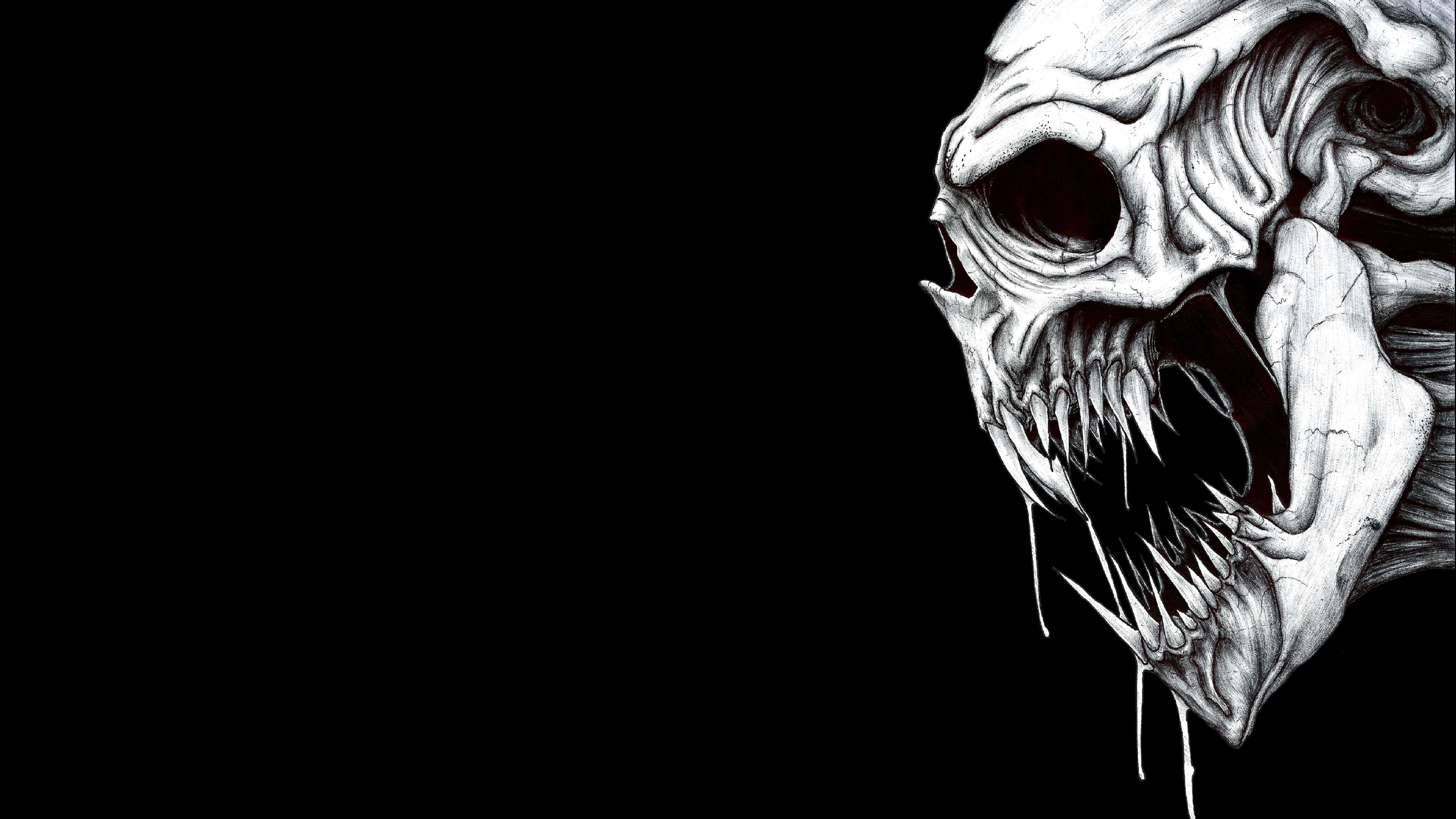 Skull Background — 5300x2981 wallpaper