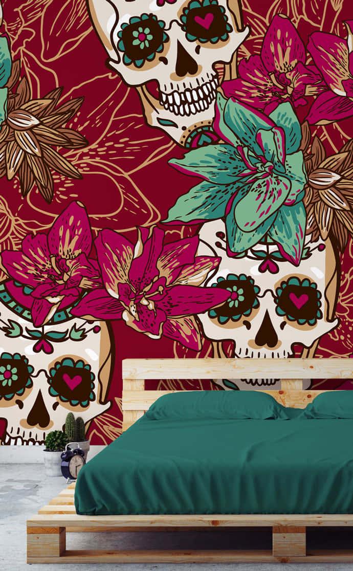 Skull Background — 690x1116 wallpaper