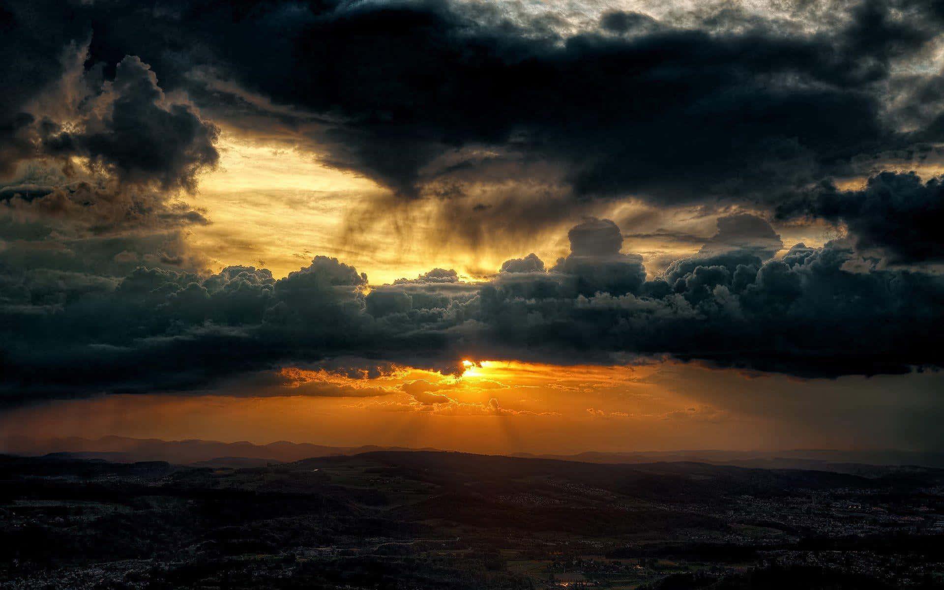 Sky Background Black Clouds — 1920x1200 wallpaper