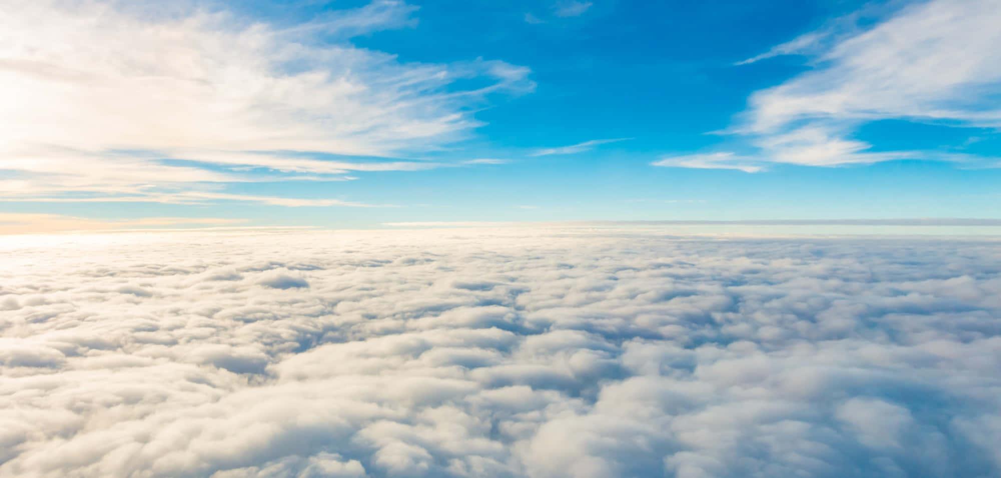 Sky Background High Altitude Clouds — 2000x955 wallpaper