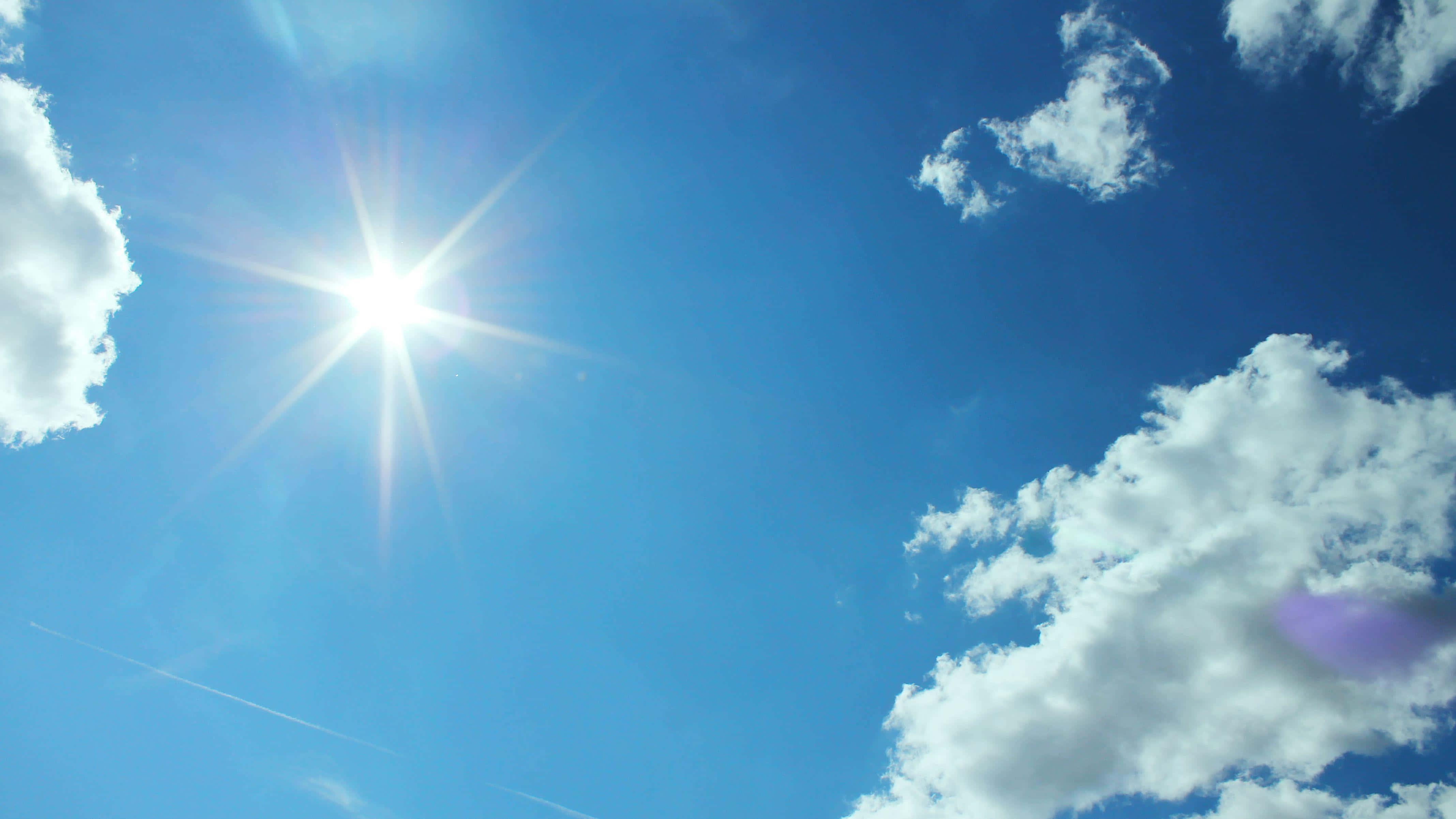 Sky Background Sun Shining — 4272x2403 wallpaper