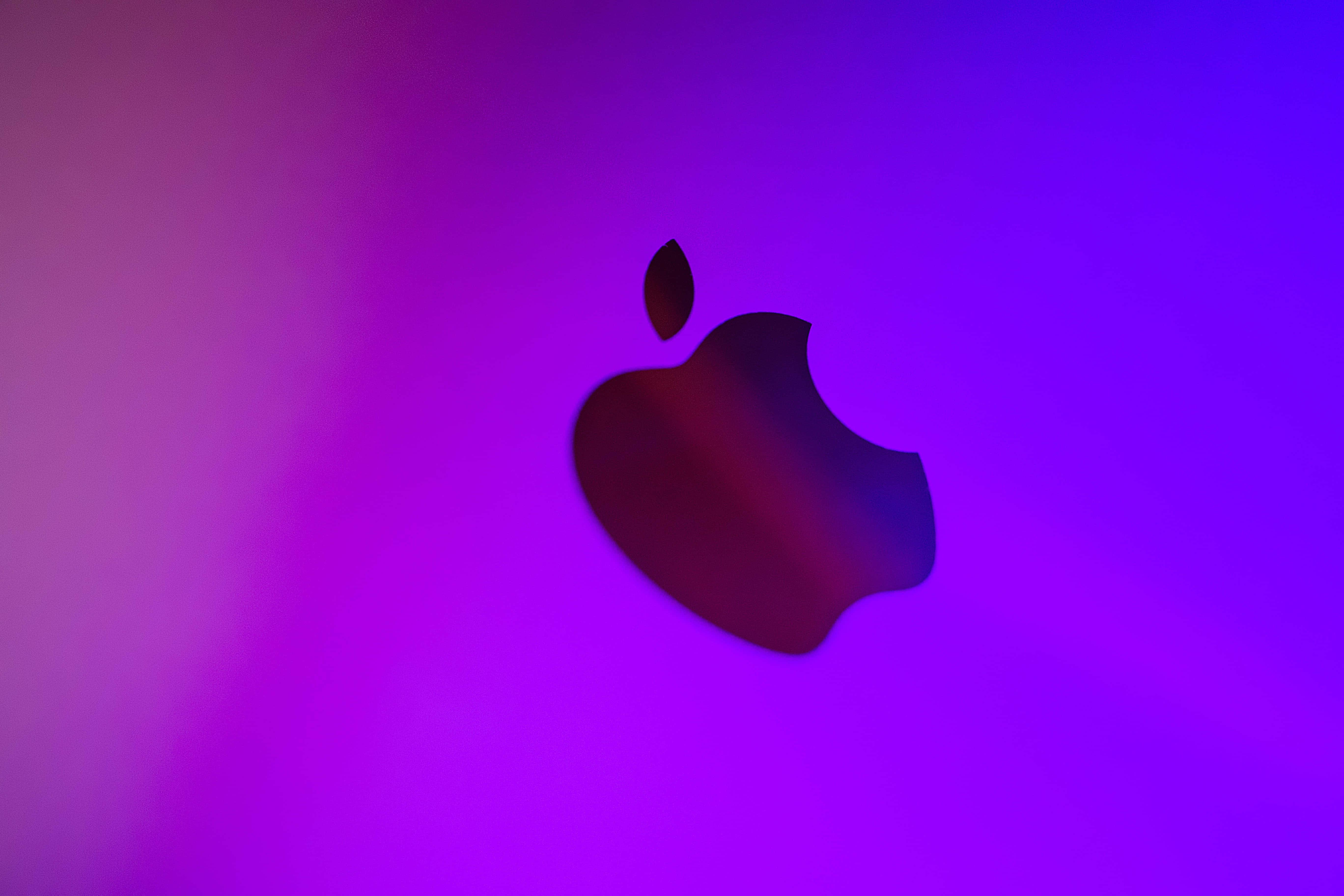 Sleek Apple Logo on a Stunning Background — 5472x3648 wallpaper
