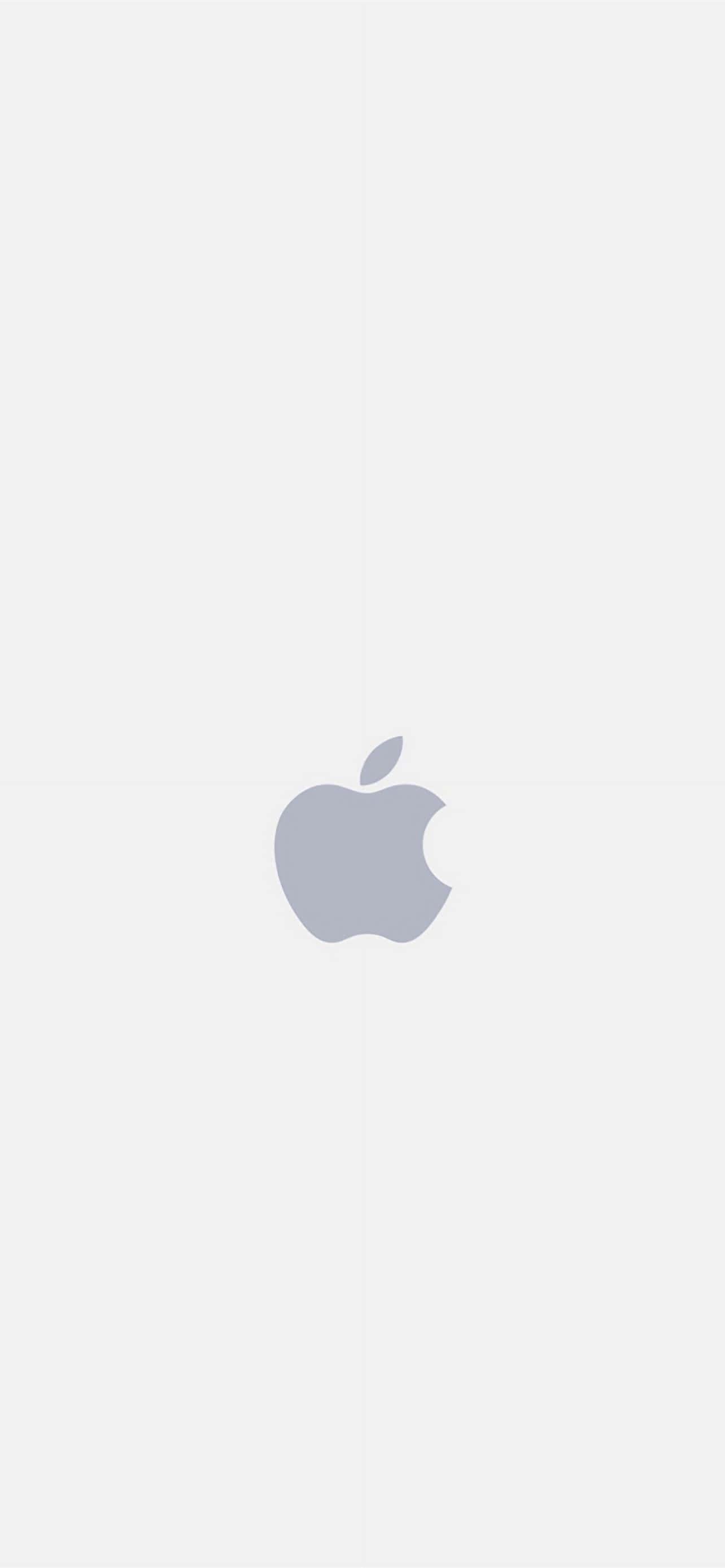 Sleek Apple Logo on Gradient Background — 1284x2778 wallpaper