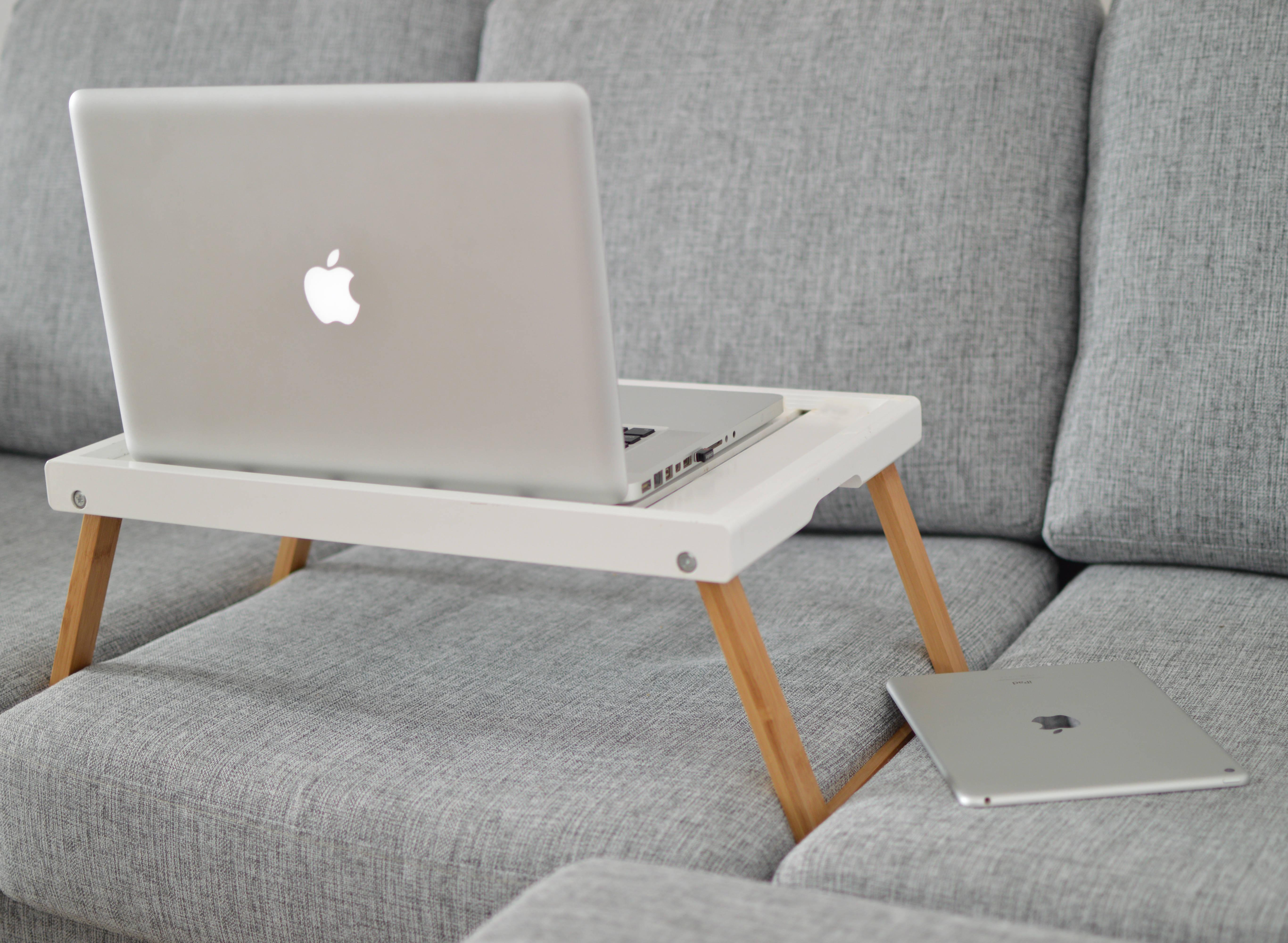 Sleek Apple Macbook Pro on a Wooden Surface — 5464x4000 wallpaper