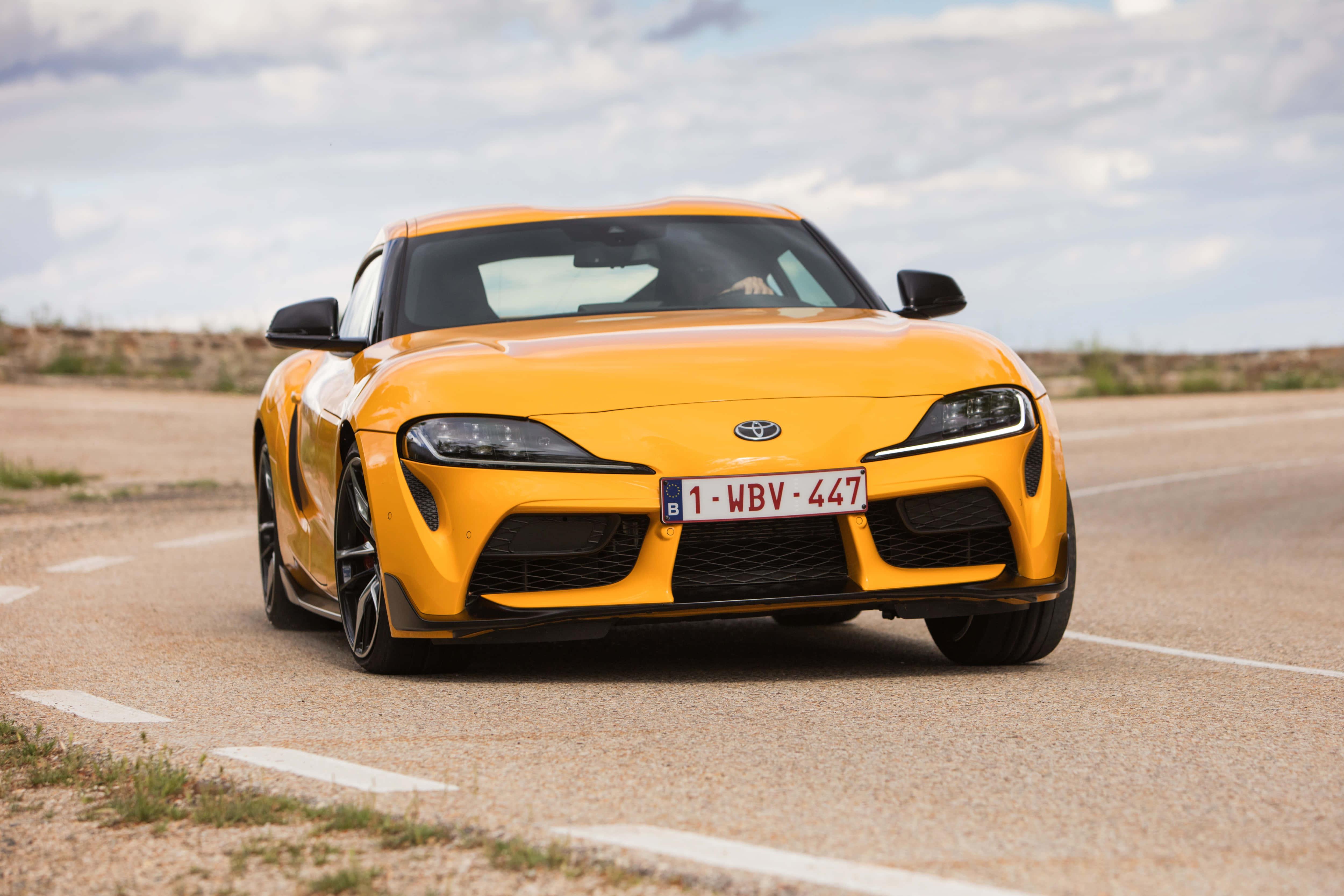 Sleek modern Supra sports car in action — 5000x3333 wallpaper
