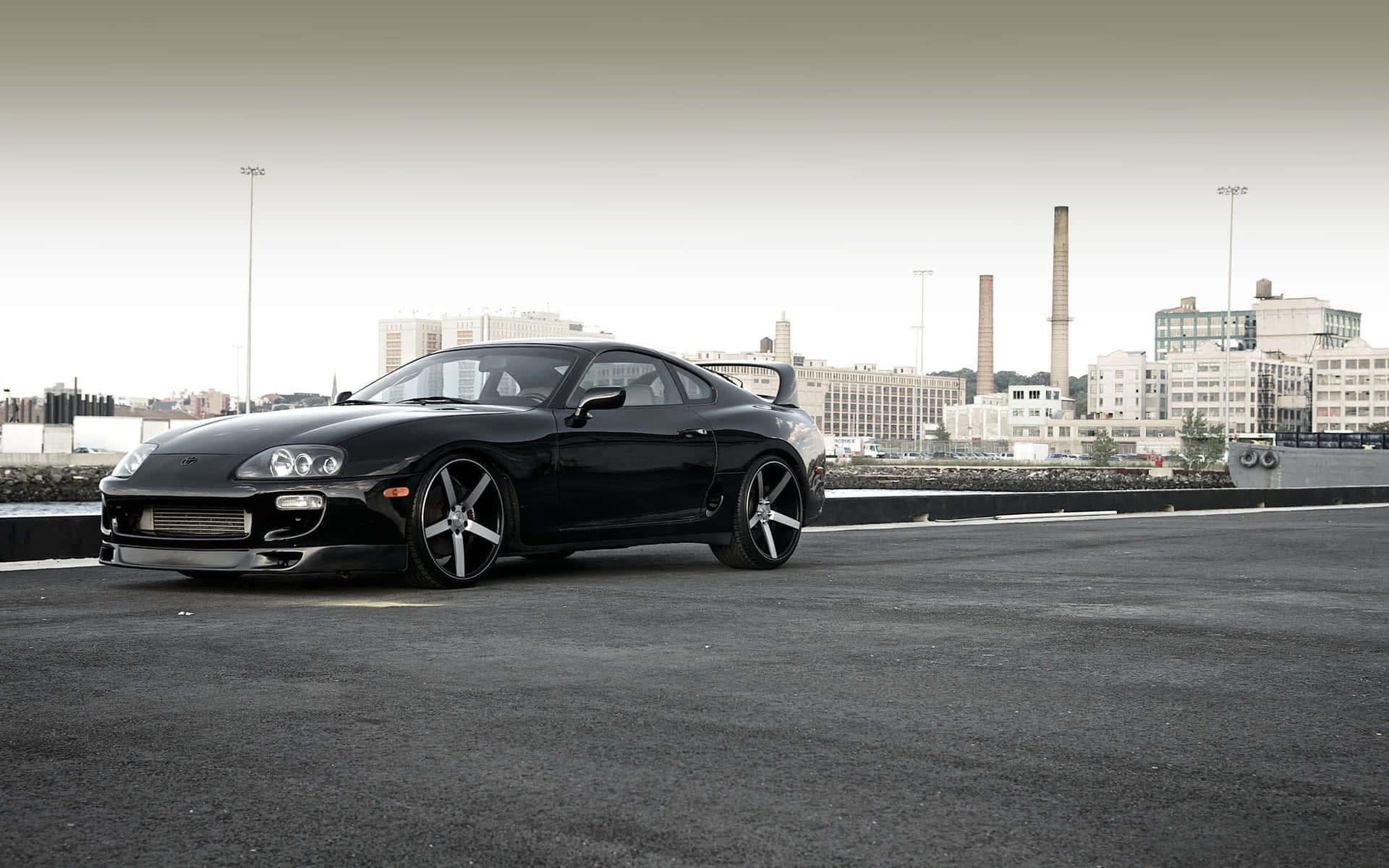 Sleek Toyota Supra on the Road — 1920x1200 wallpaper