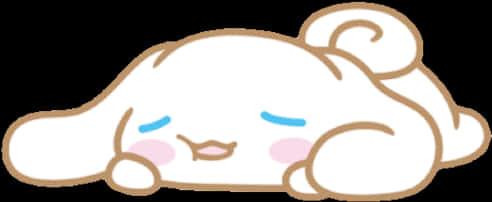 Sleeping Cinnamoroll Cute Sanrio Character — 492x202 wallpaper