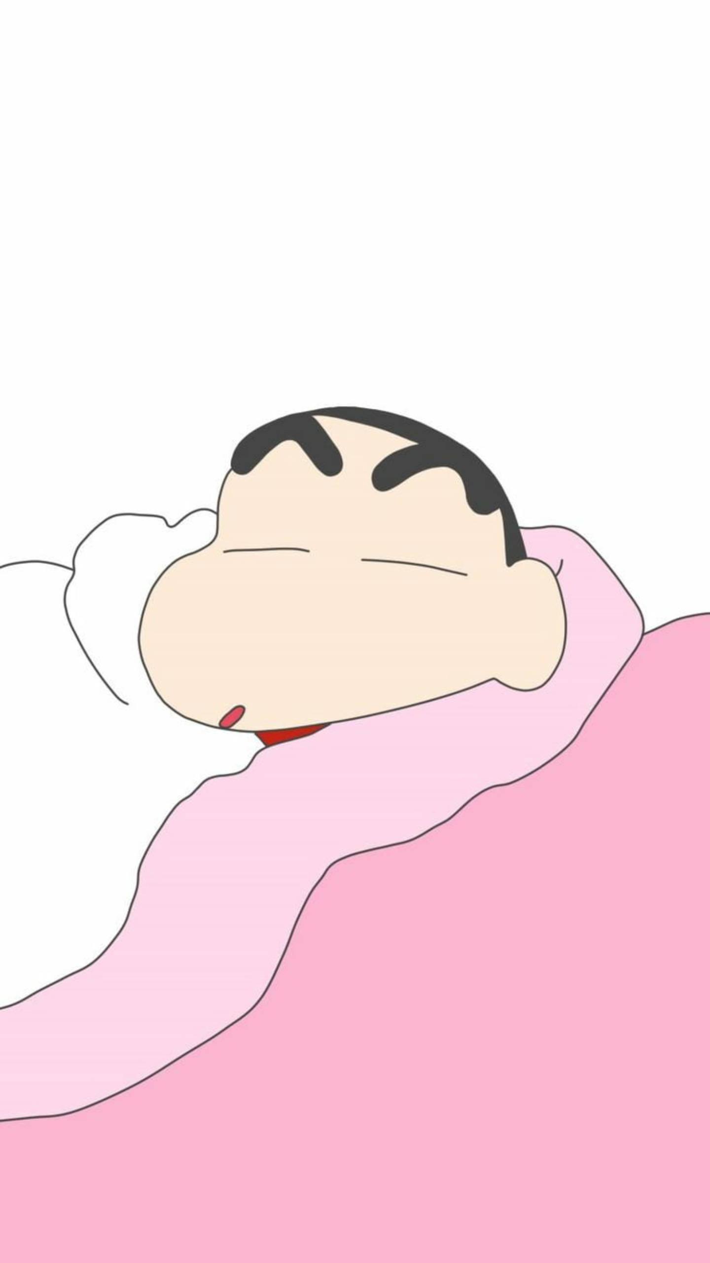 Sleeping Shinchan Aesthetic — 1440x2560 wallpaper