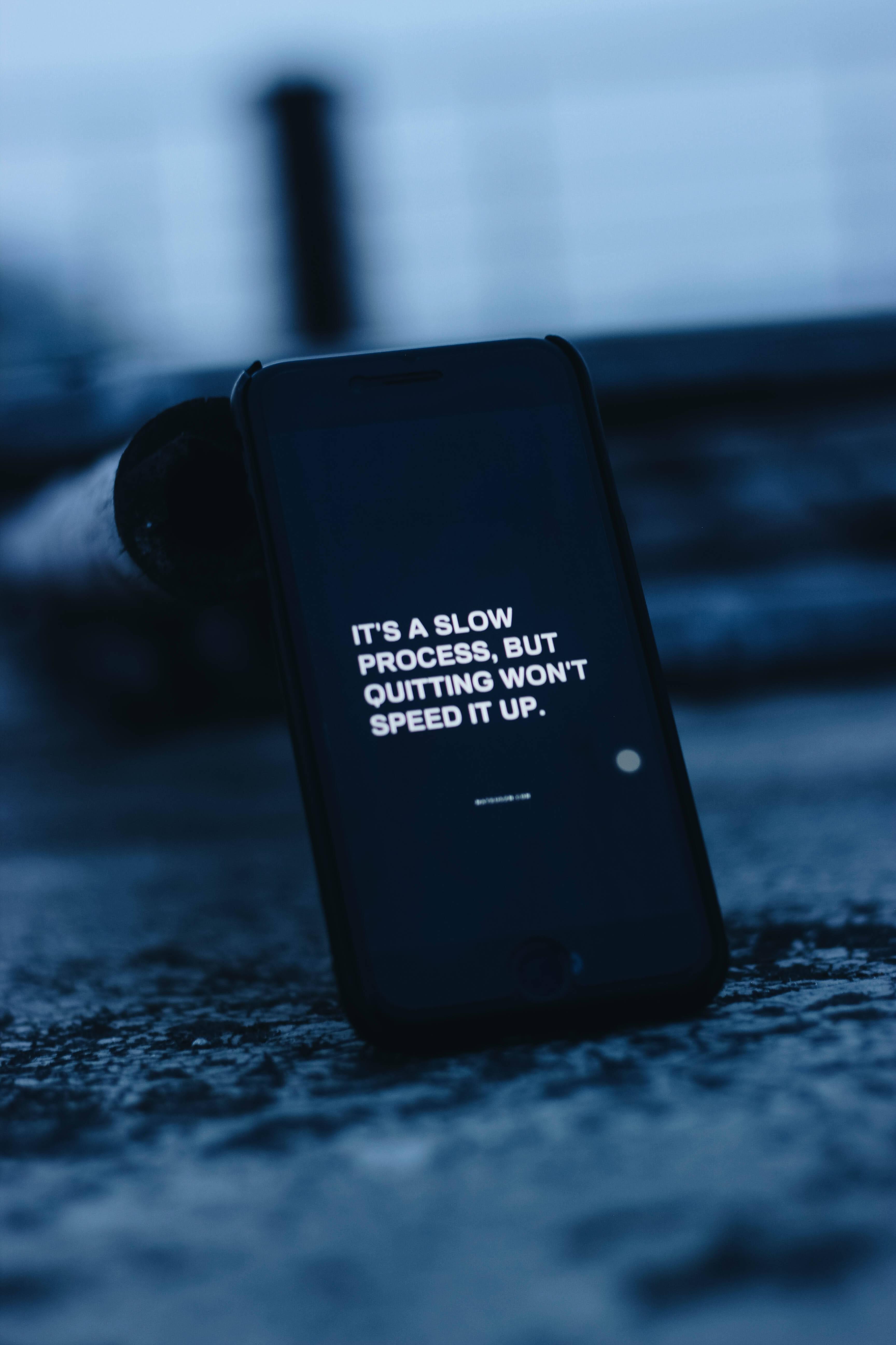 Slow Process Motivational Quote — 3456x5184 wallpaper