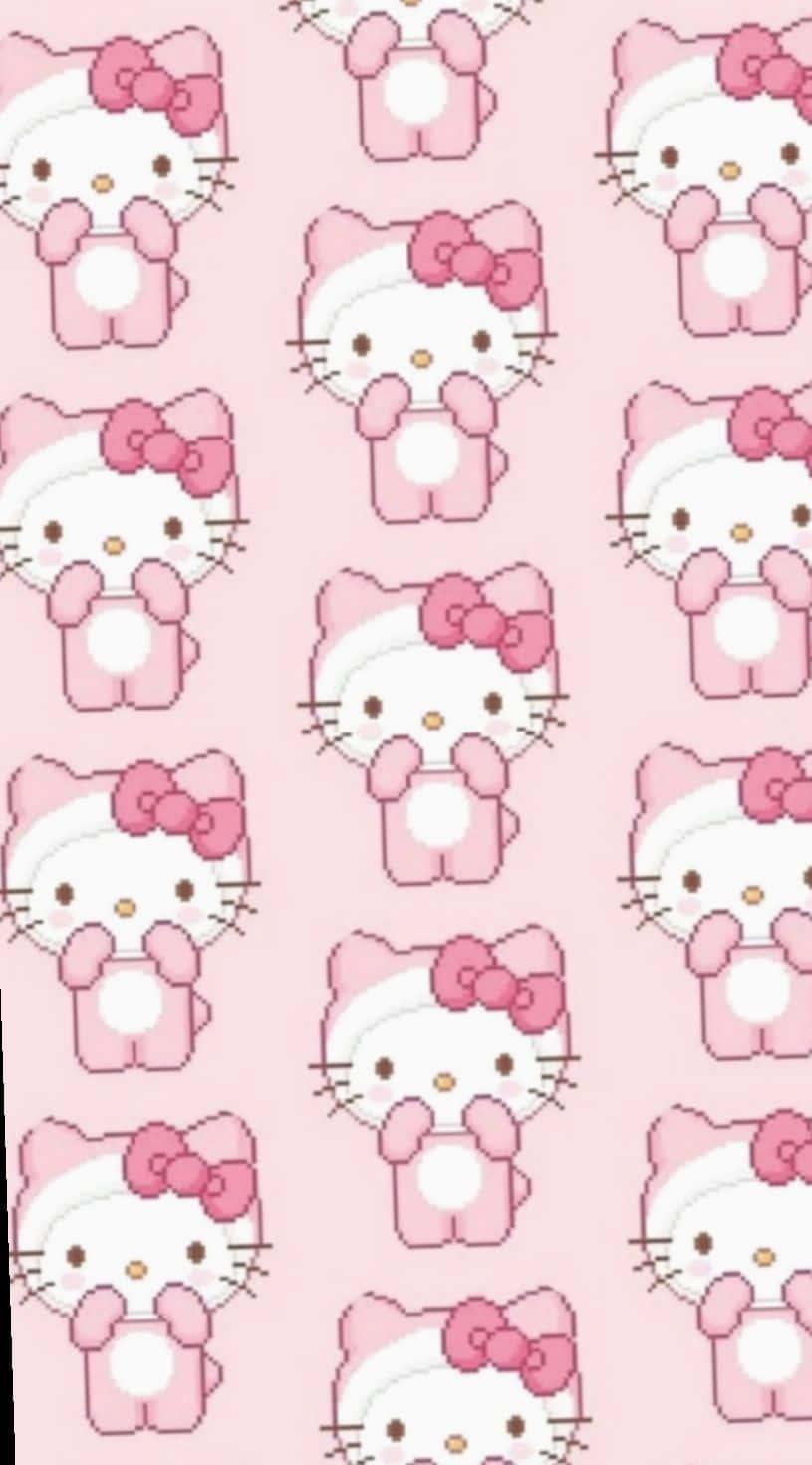 Small Cute Pink Hello Kitty Wallpaper — 815x1470 wallpaper