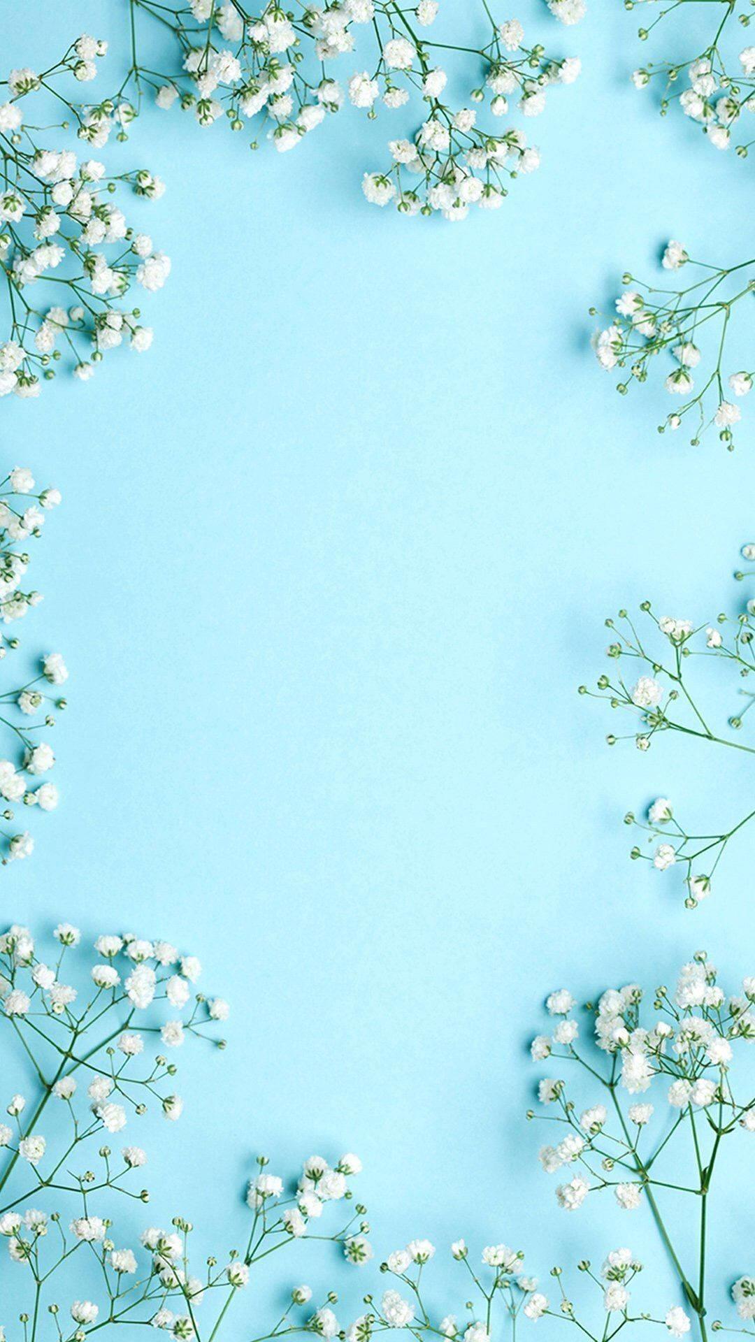 Small White Flowers Pretty Phone — 1080x1920 wallpaper