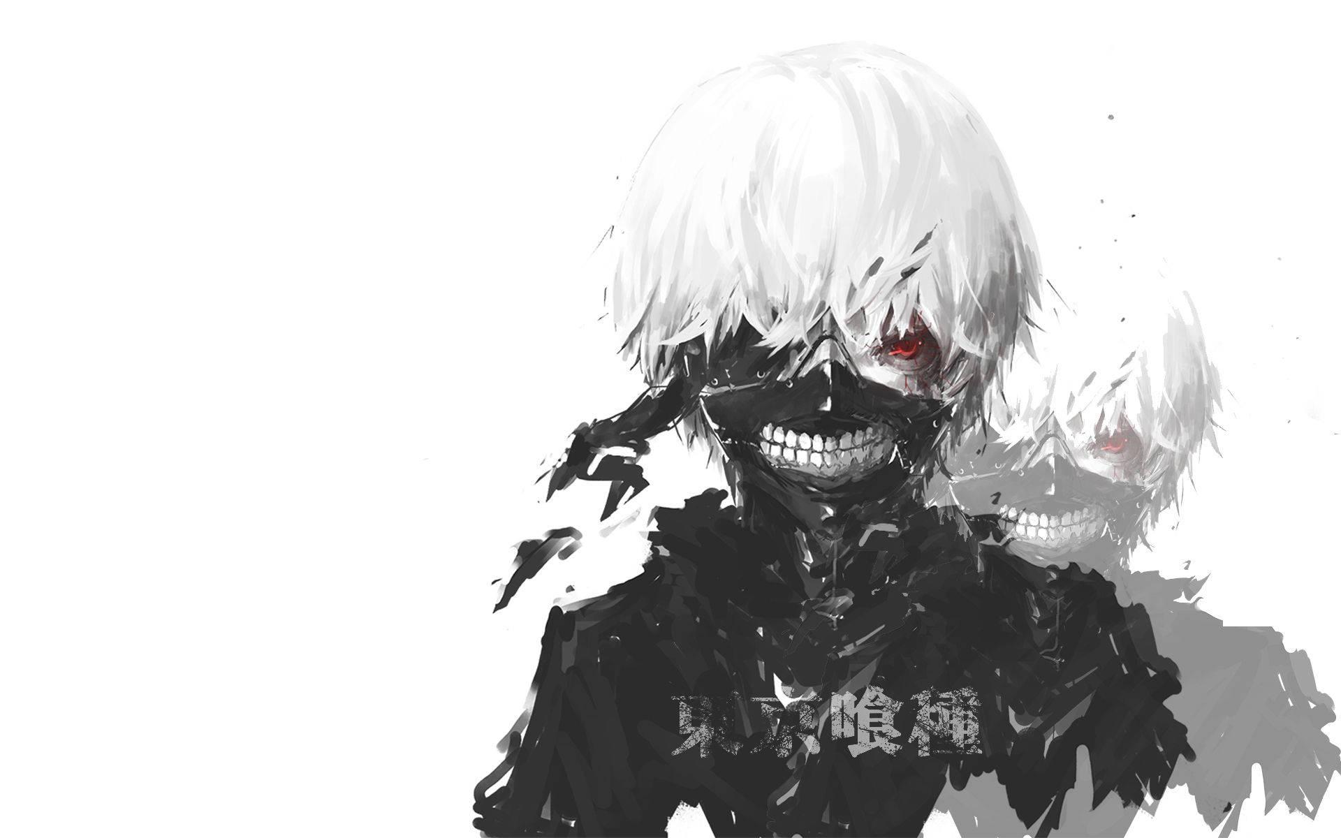 Smiling Skeleton in the city of Tokyo. — 1920x1200 wallpaper