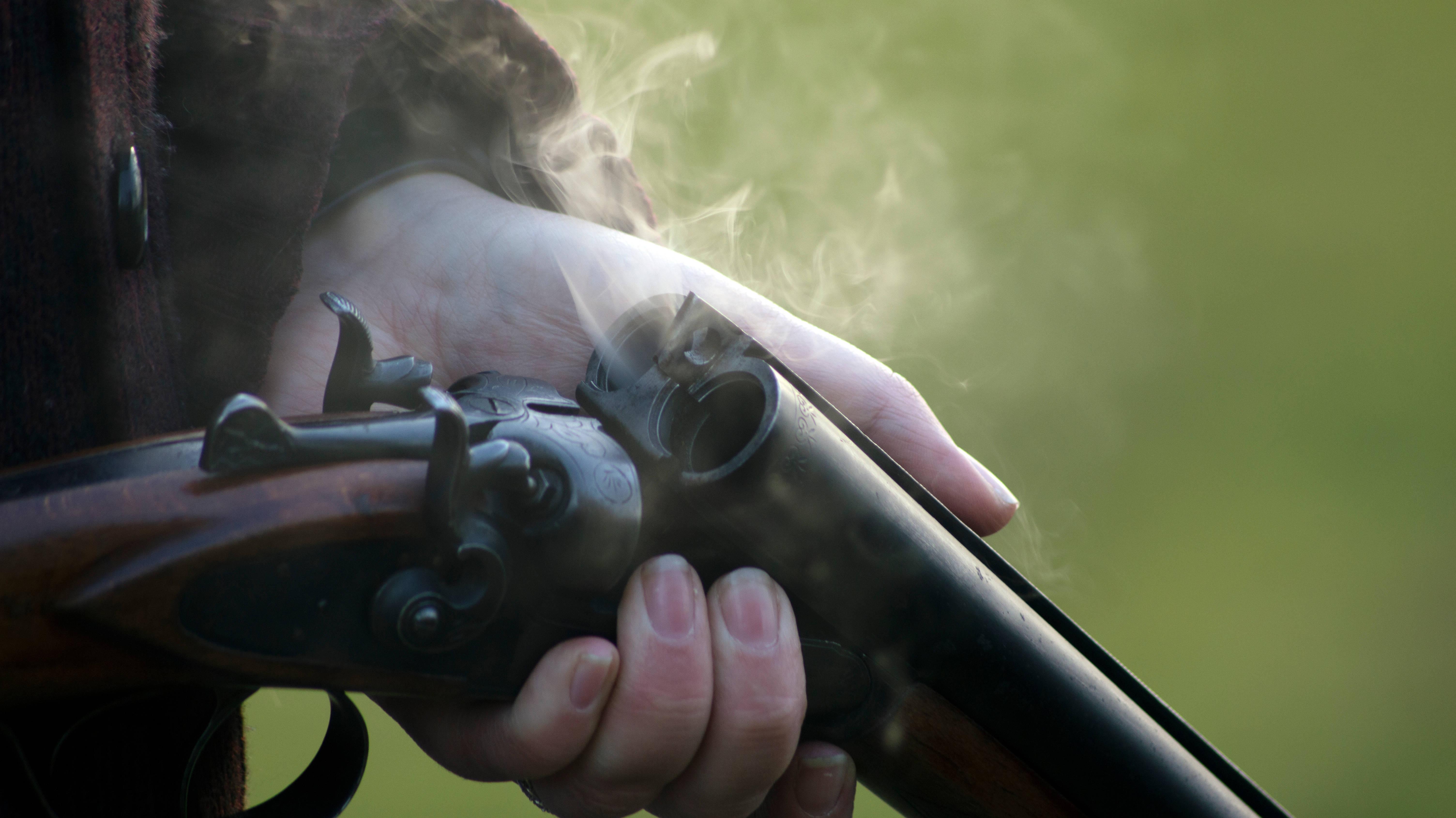 Smoking Gun Barrel — 6016x3384 wallpaper