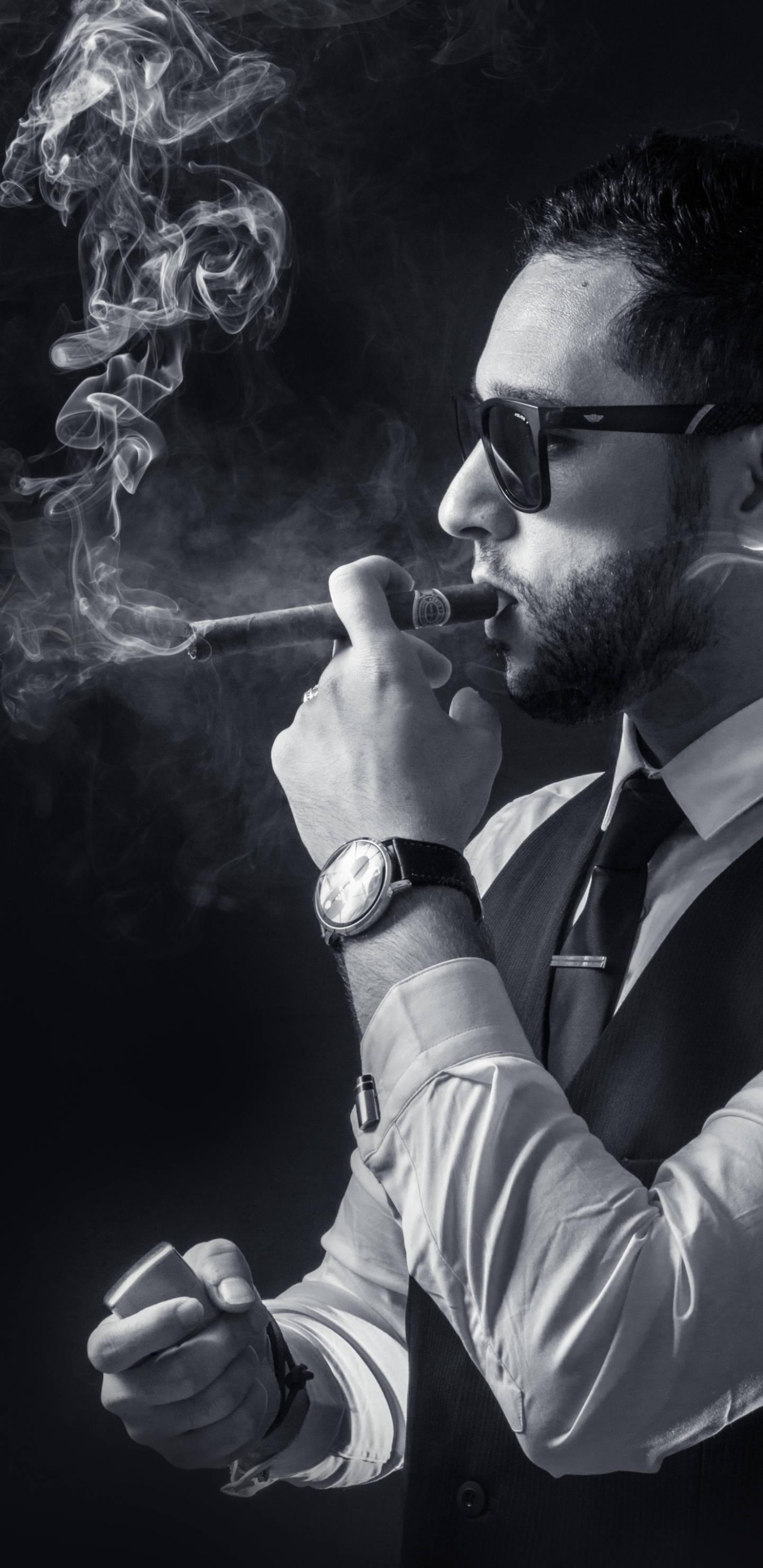 Smoking Men Phone — 1440x2960 wallpaper