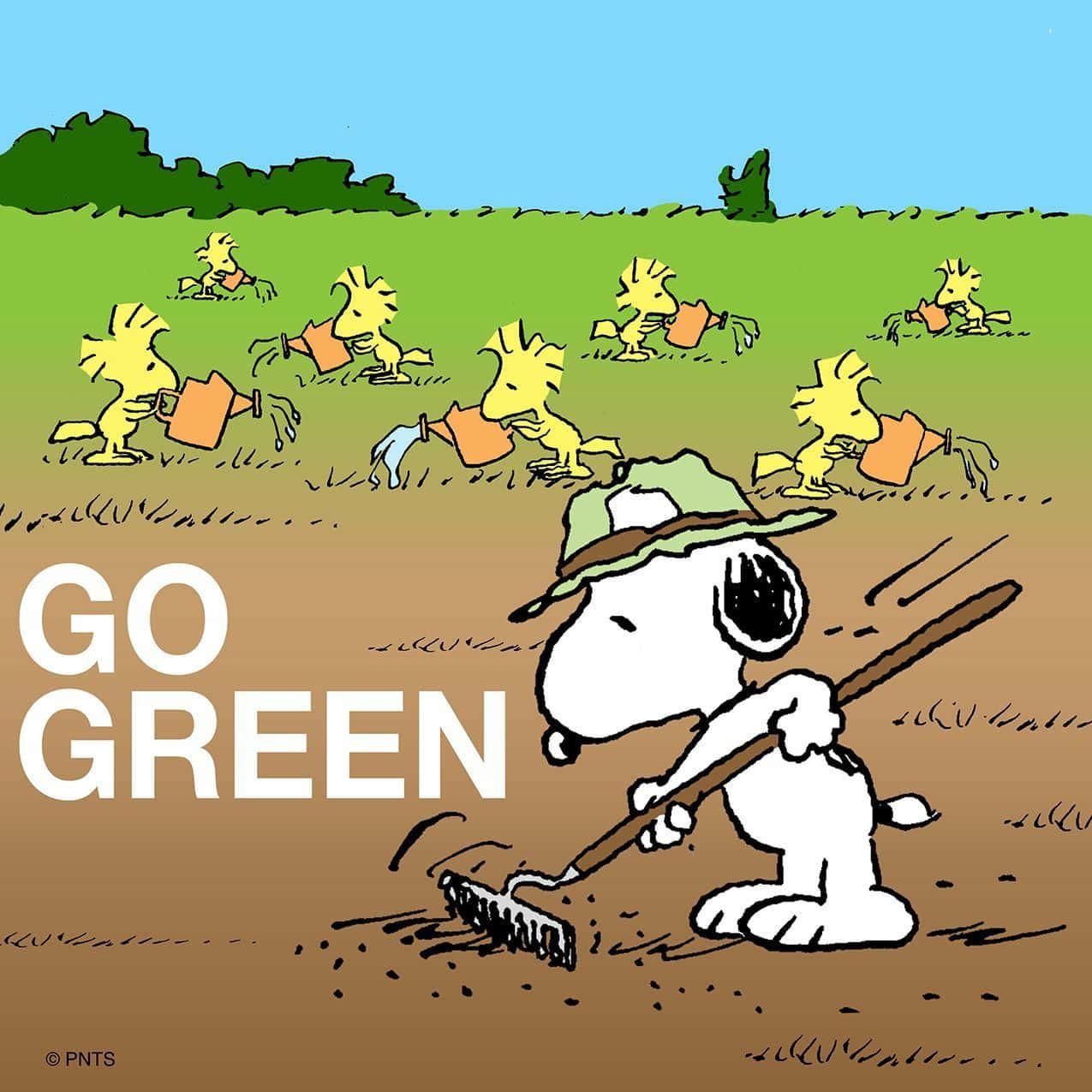Snoopy chasing his dreams — 1275x1275 wallpaper