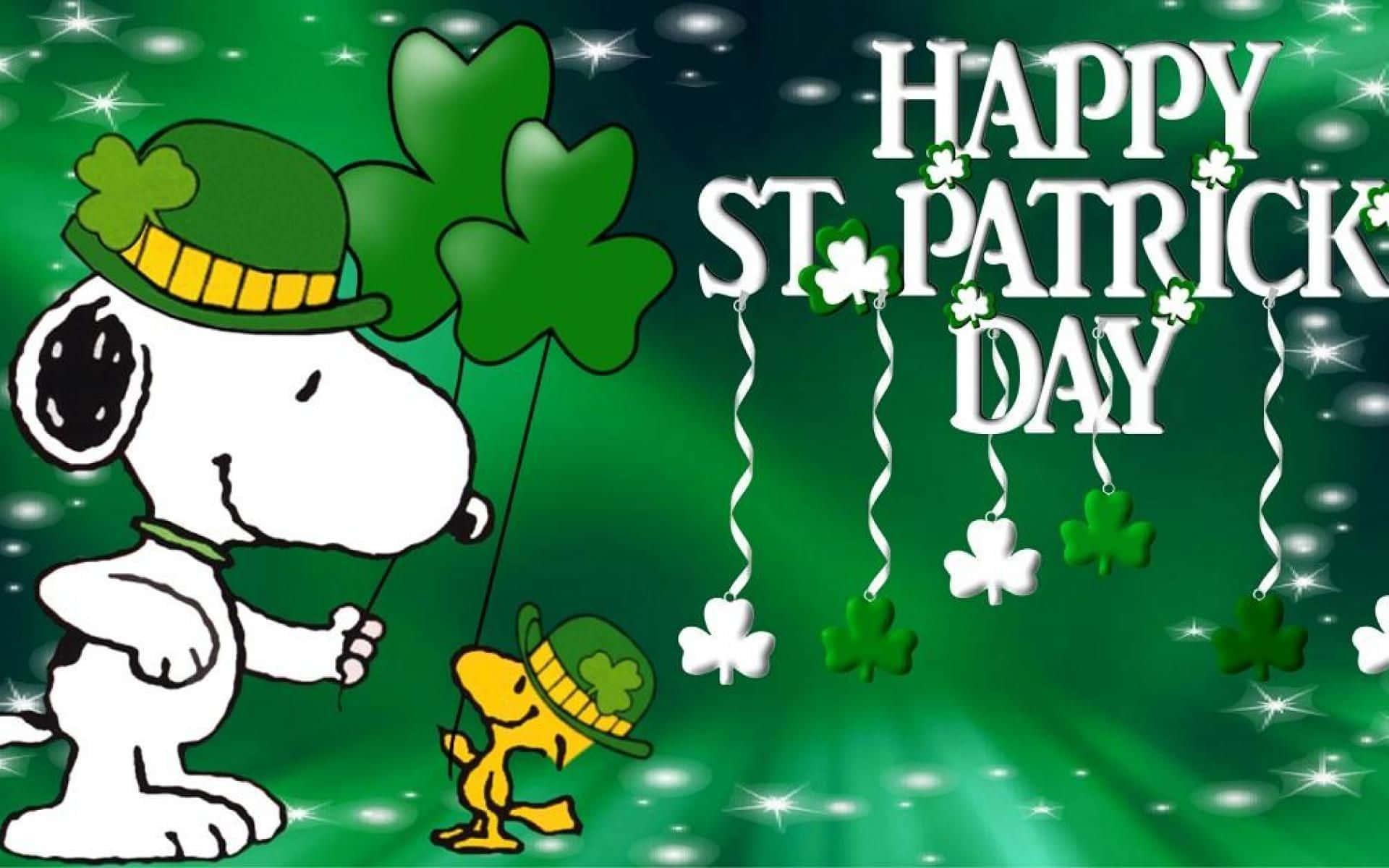 Snoopy Gives a Friendly Wave — 1920x1200 wallpaper