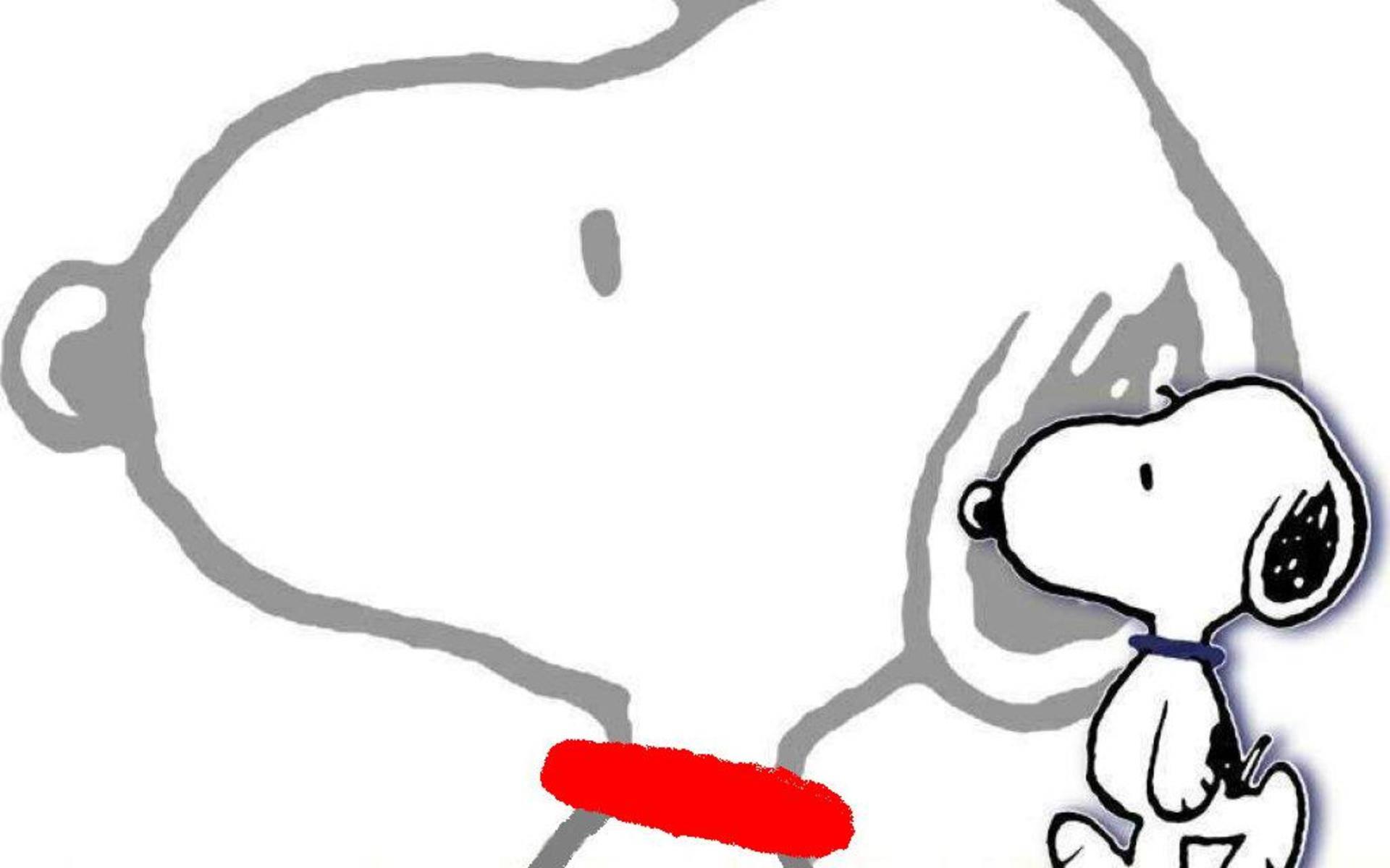 Snoopy Taking a Walk — 1920x1200 wallpaper