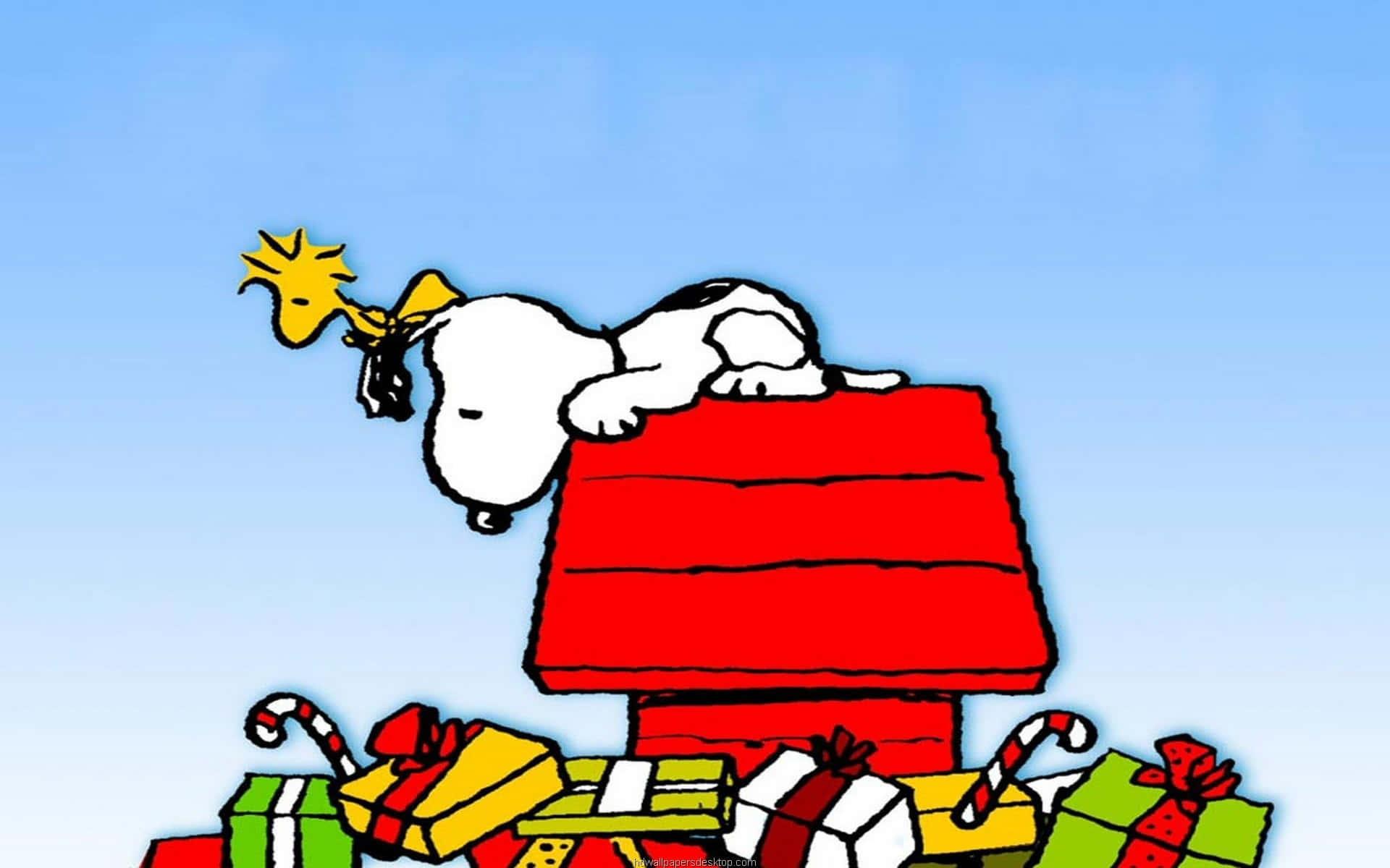 Snoopy the fearless flying ace! — 1920x1200 wallpaper