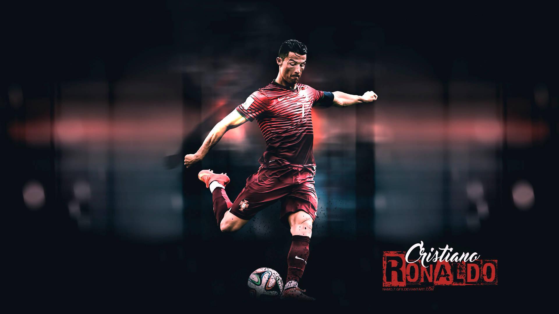 Soccer Poster Cristiano Ronaldo Hd 4k — 1920x1080 wallpaper