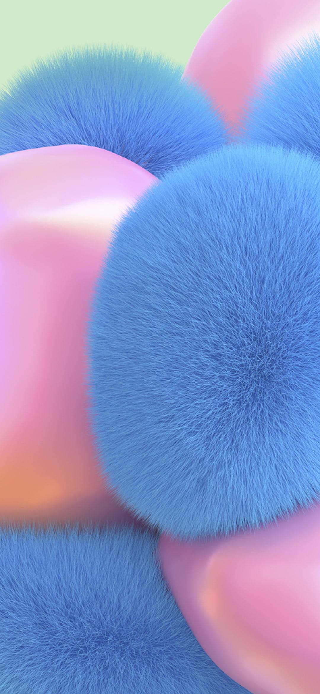 Soft And Fuzzy Balls On Samsung Full HD — 1080x2340 wallpaper